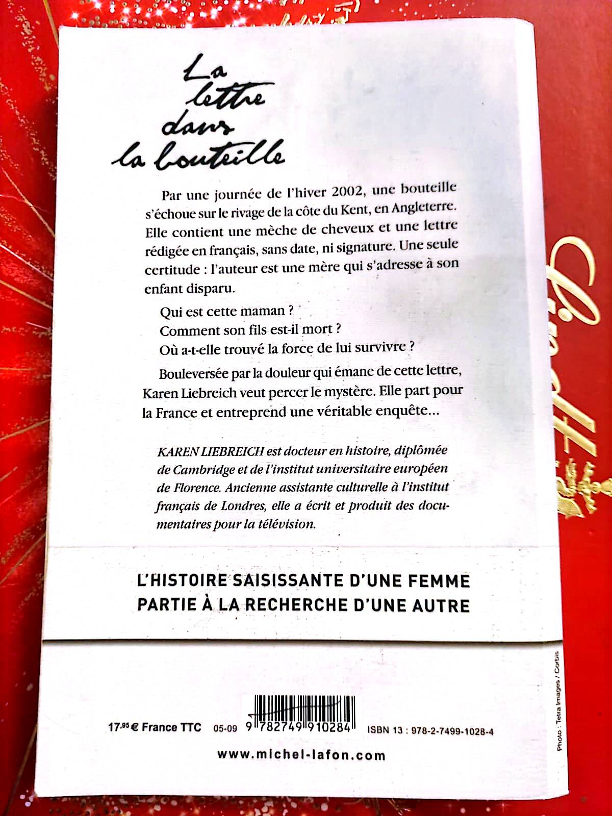 La lettre dans la bouteille – Karen Liebreich – Une histoire vraie livre