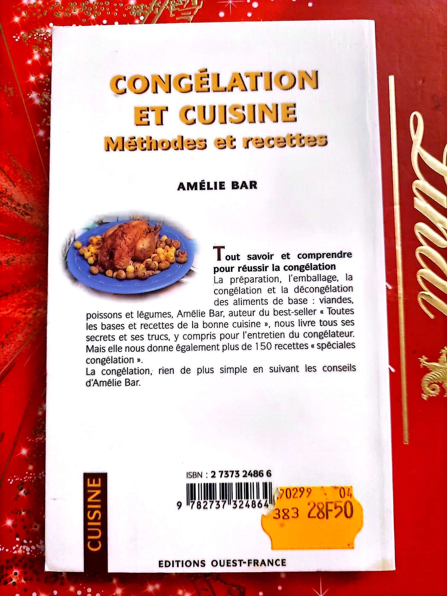 Congélation et cuisine – Méthodes et recettes – Amélie Bar livre de cuisine