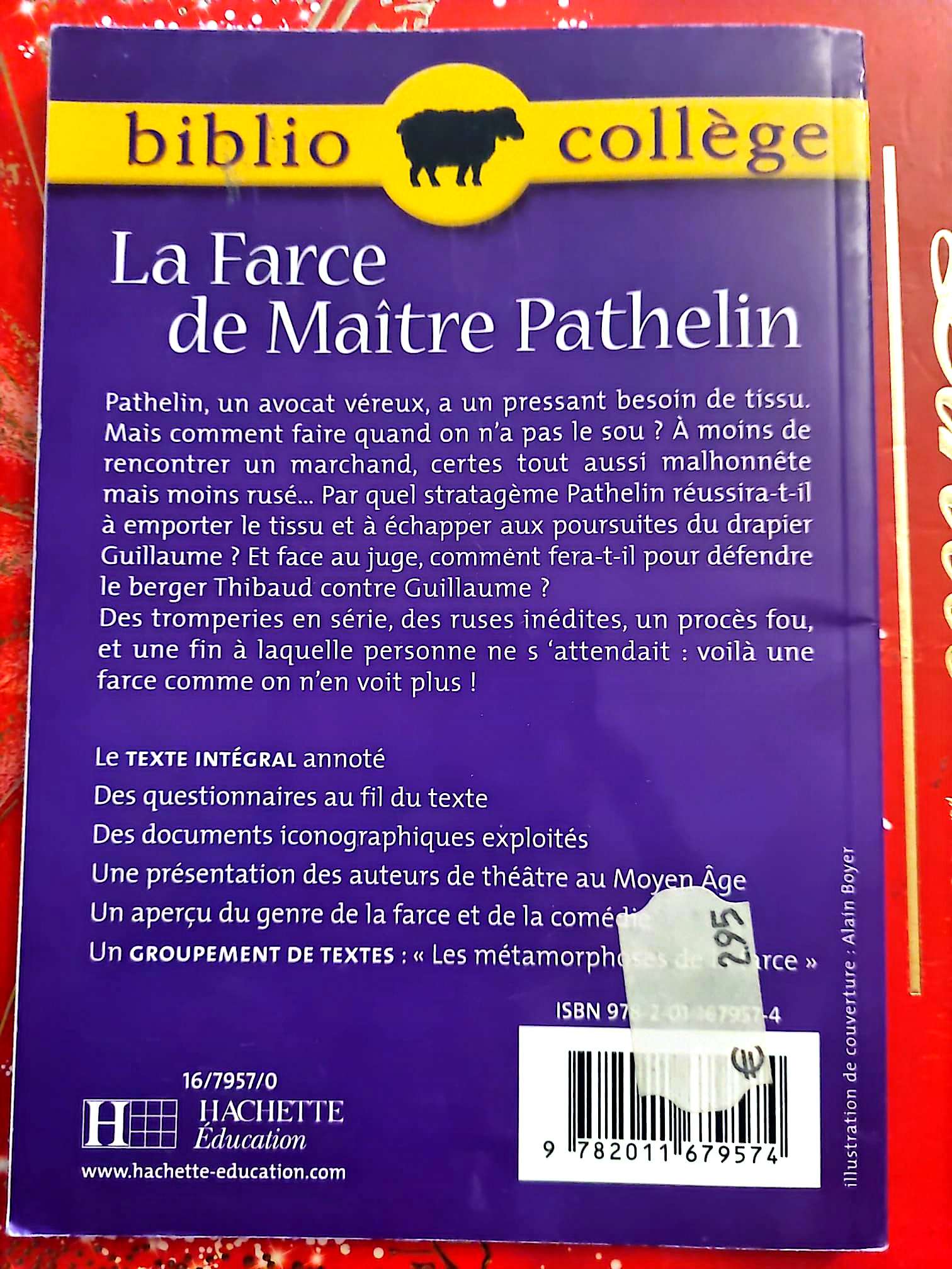 La Farce de Maître Pathelin – Théâtre médiéval – Biblio Collège – Hachette livre