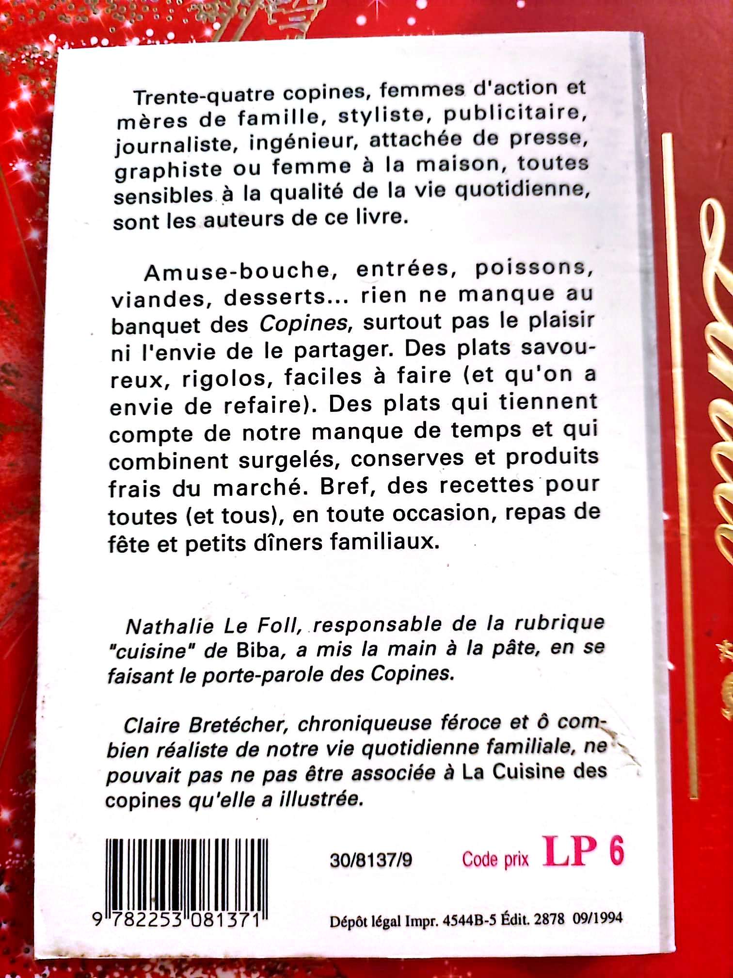 La Cuisine des Copines – 128 recettes – Livre de poche pratique livre