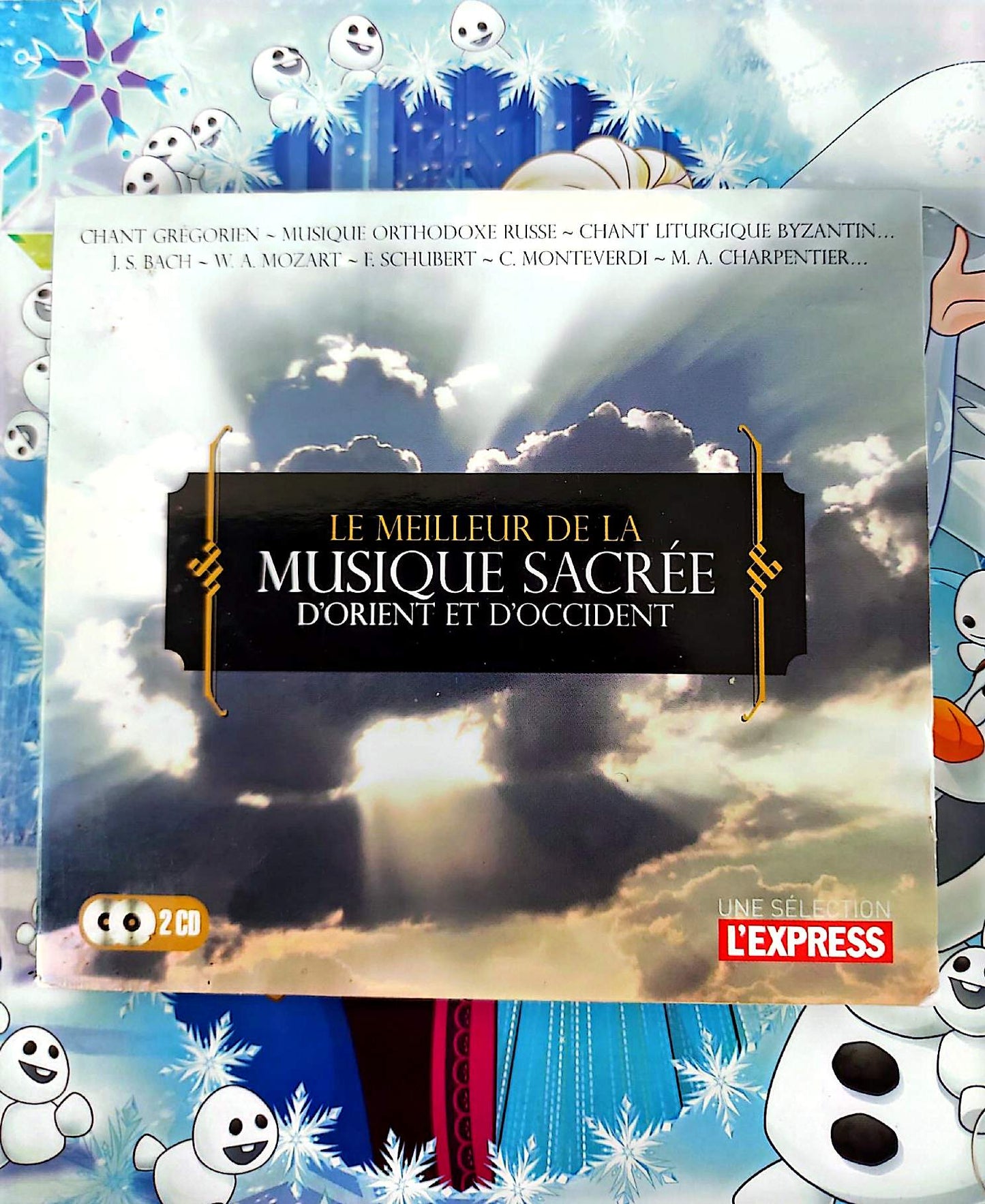 CD Le Meilleur de la Musique Sacrée Orient et Occident Coffret 2 CD Bach Mozart Schubert Chant Grégorien Classique