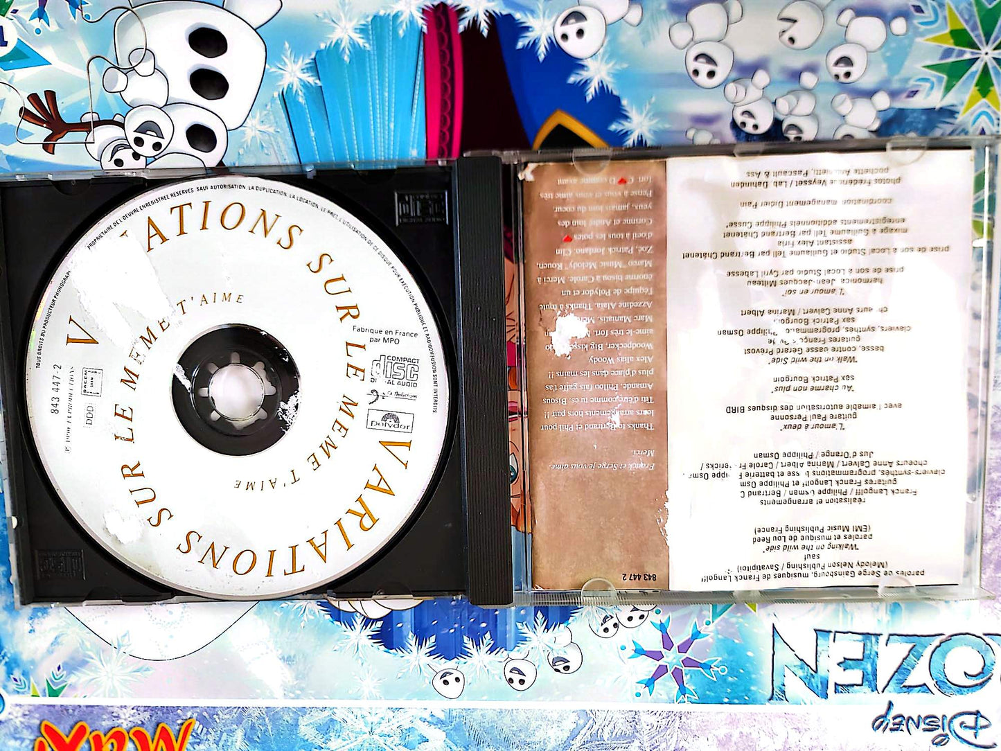 CD Vanessa Paradis Variations sur le même t’aime Album Pop Française Occasion