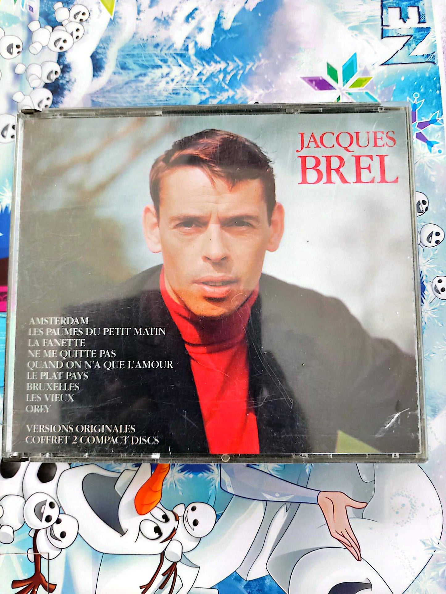 CD Jacques Brel Versions Originales Coffret 2 CD Incomplet Chanson Française Amsterdam Ne Me Quitte Pas
