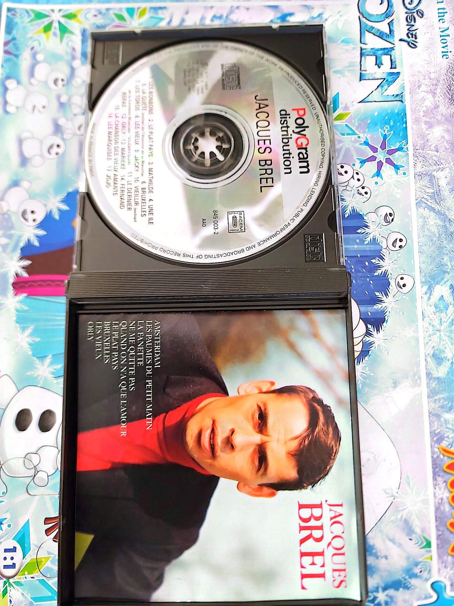 CD Jacques Brel Versions Originales Coffret 2 CD Incomplet Chanson Française Amsterdam Ne Me Quitte Pas