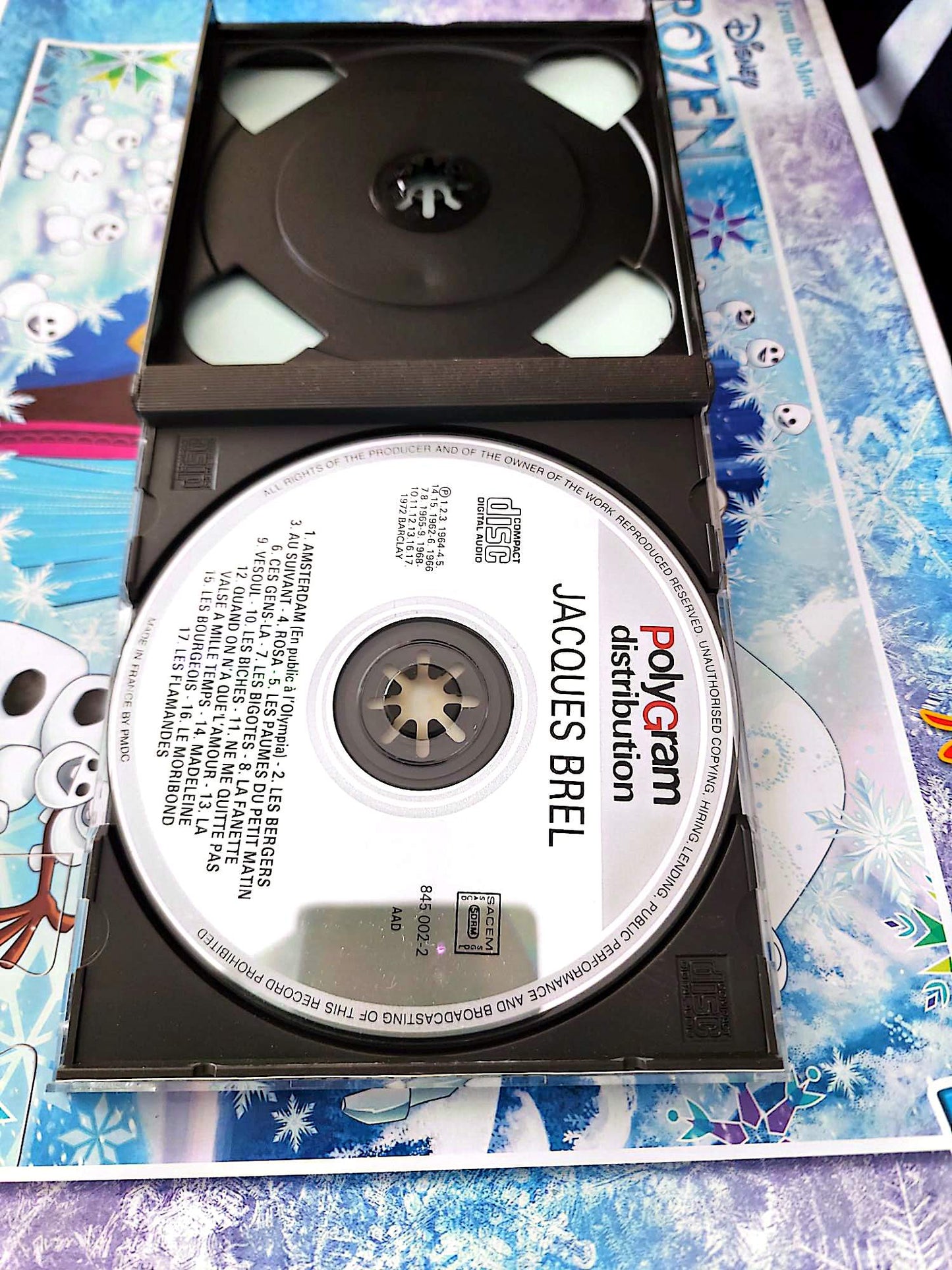 CD Jacques Brel Versions Originales Coffret 2 CD Incomplet Chanson Française Amsterdam Ne Me Quitte Pas