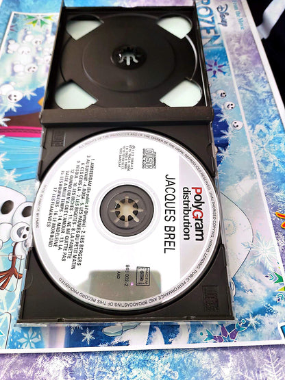 CD Jacques Brel Versions Originales Coffret 2 CD Incomplet Chanson Française Amsterdam Ne Me Quitte Pas