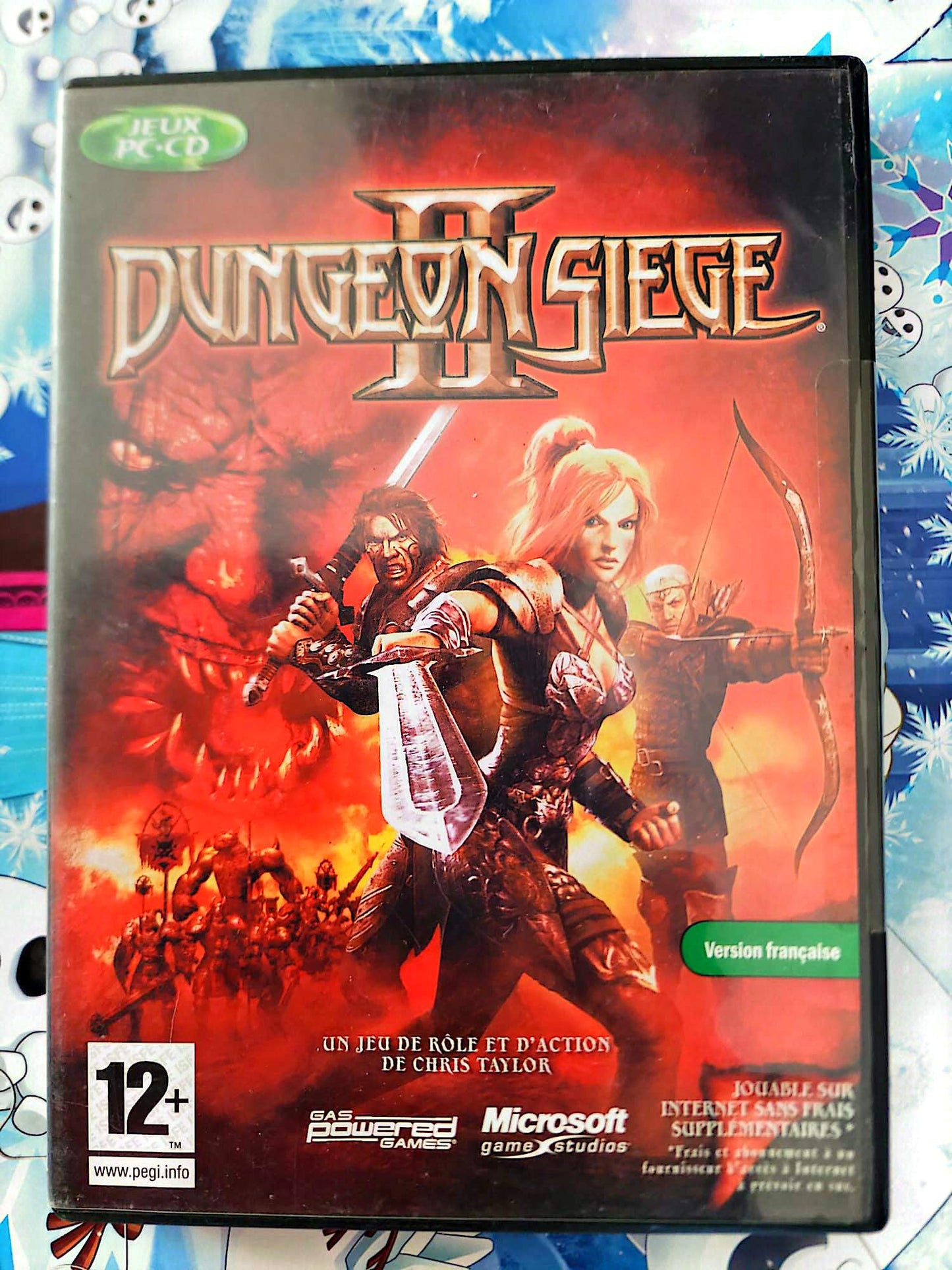Jeu PC Dungeon Siege II Incomplet CD 2 3 4 Manque Disque 1 RPG Action Microsoft