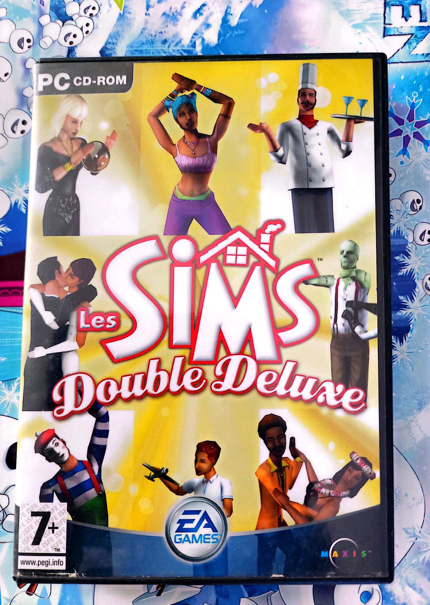Jeu PC Les Sims Double Deluxe Incomplet CD-ROM Simulation EA Games Maxis