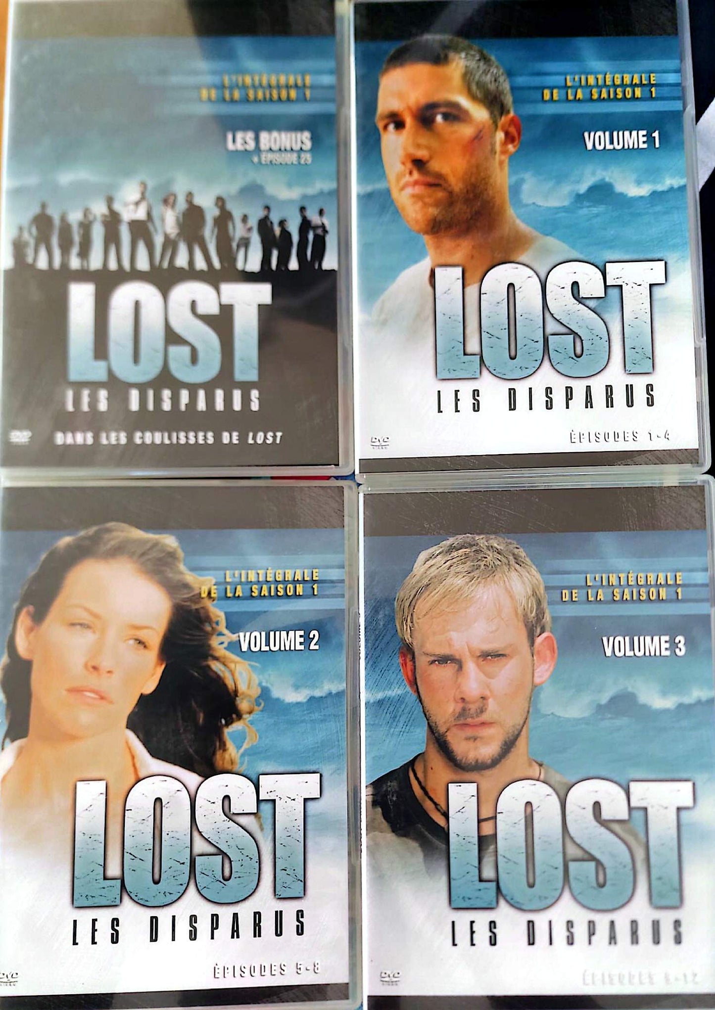 DVD LOST Les Disparus Saison 1 Volumes 1 à 6 Incomplet Série TV Episodes 1 à 24