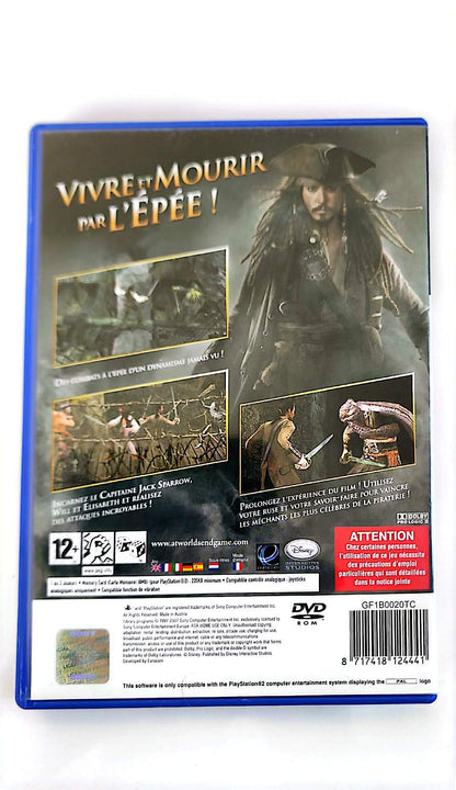 Pirates des Caraïbes : Jusqu'au Bout du Monde – Jeu PS2 – Action Aventure – Version Française