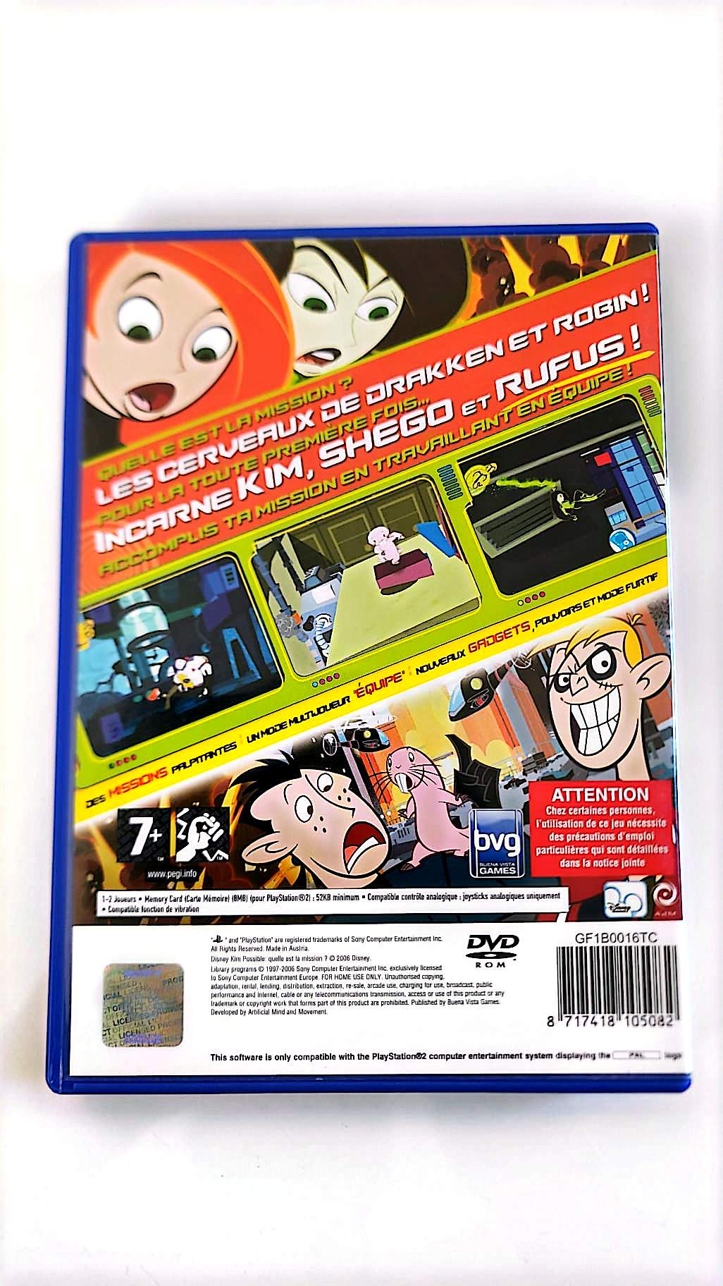 Disney Kim Possible : Quelle est la Mission ? - Jeu PS2 | Buena Vista Games | PAL Français