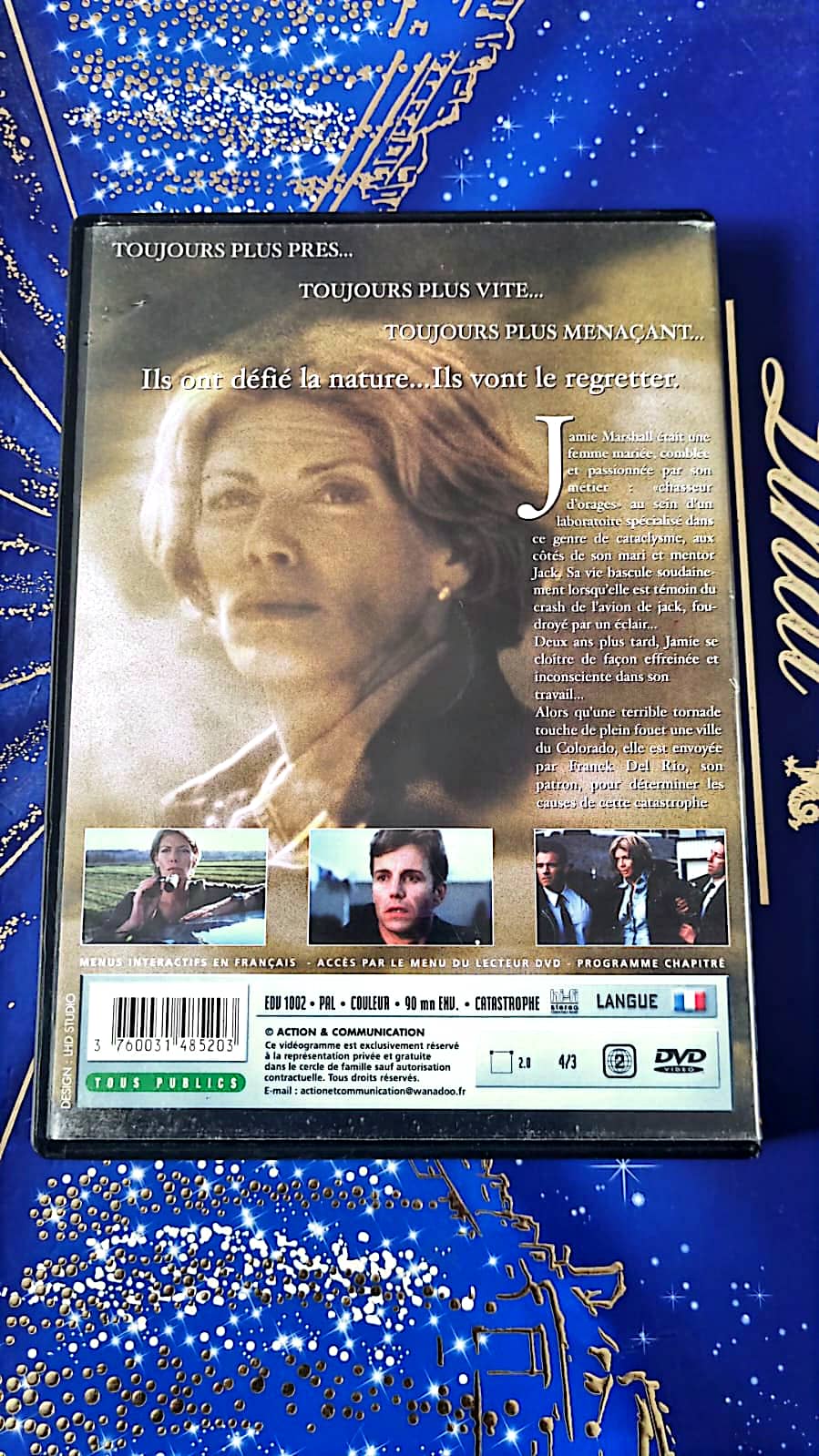 DVD Kelly McGillis wolf Larson Storm Chasers the revenge of the Twister