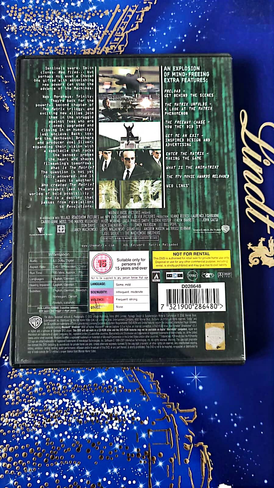DVD Matrix Reloaded