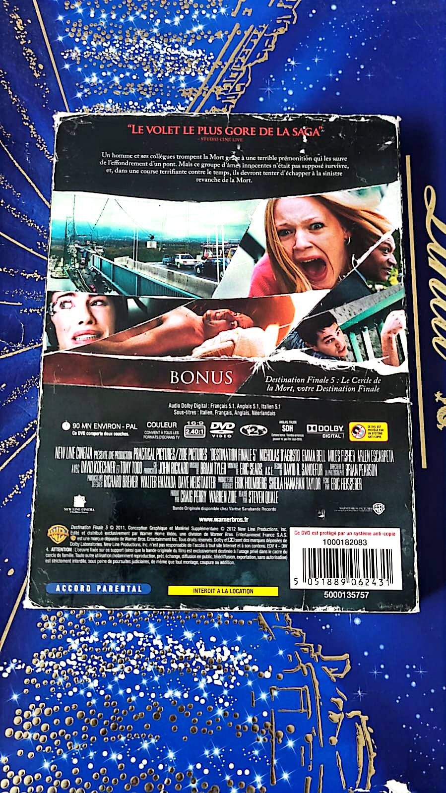 DVD : destination finale 5 film en