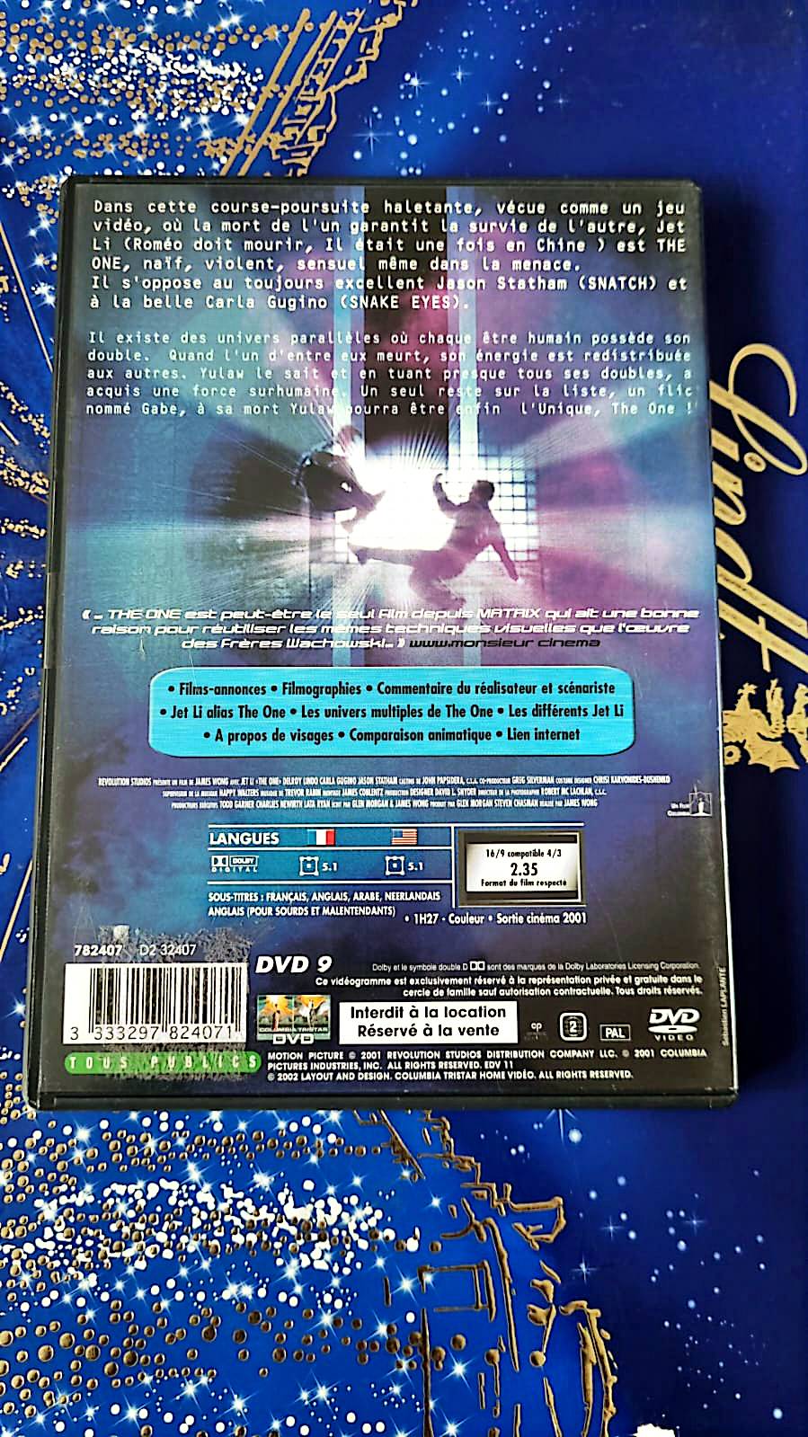 DVD : jet li the one