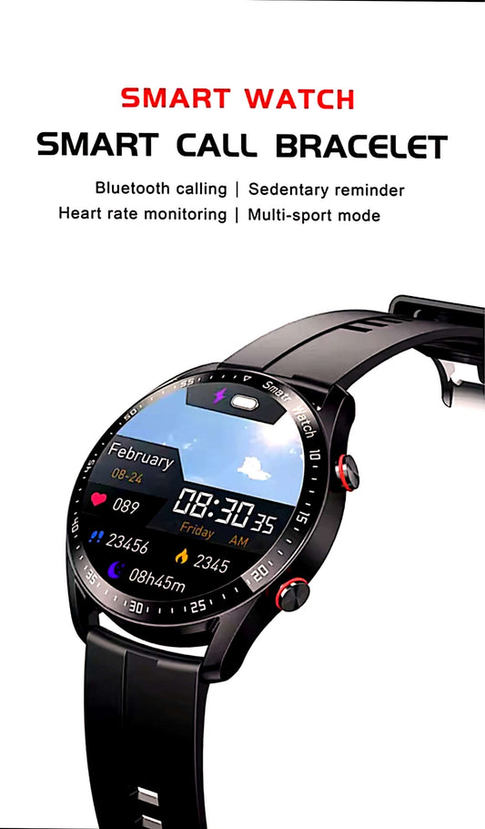Montre connectée Bluetooth homme – Appels, notifications et suivi d’activité