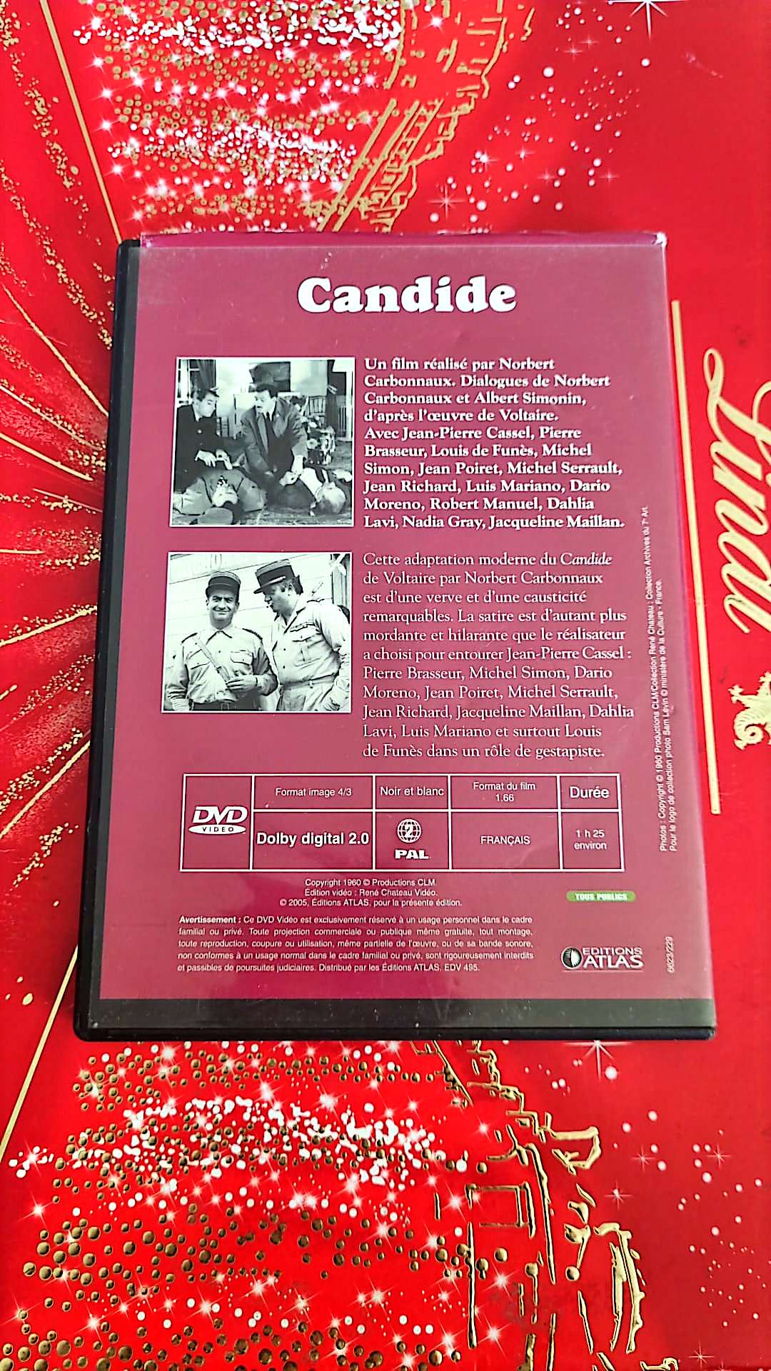 Dvd Louis de Funès candide