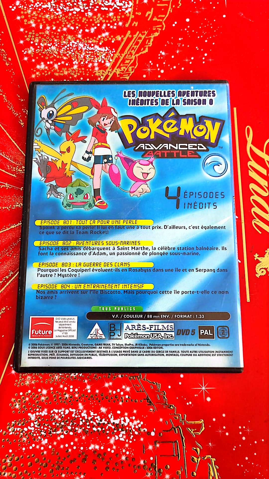 Dvd Pokemon Advanced Battle