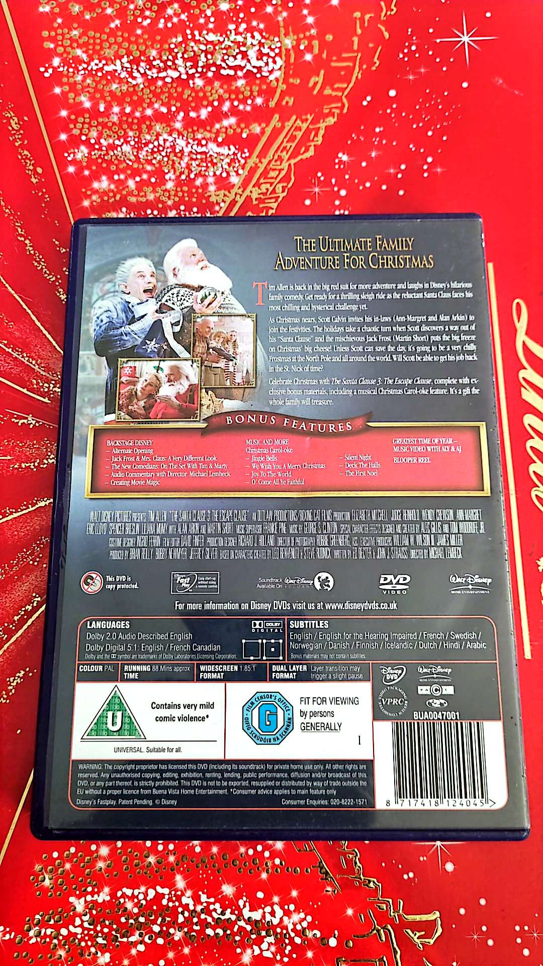 Dvd The Santa Clause 3 The Escape Clause