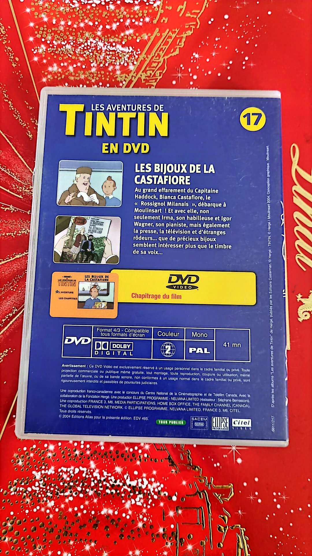 Dvd Les Aventures De Tintin Les Bijoux De La Castafiore
