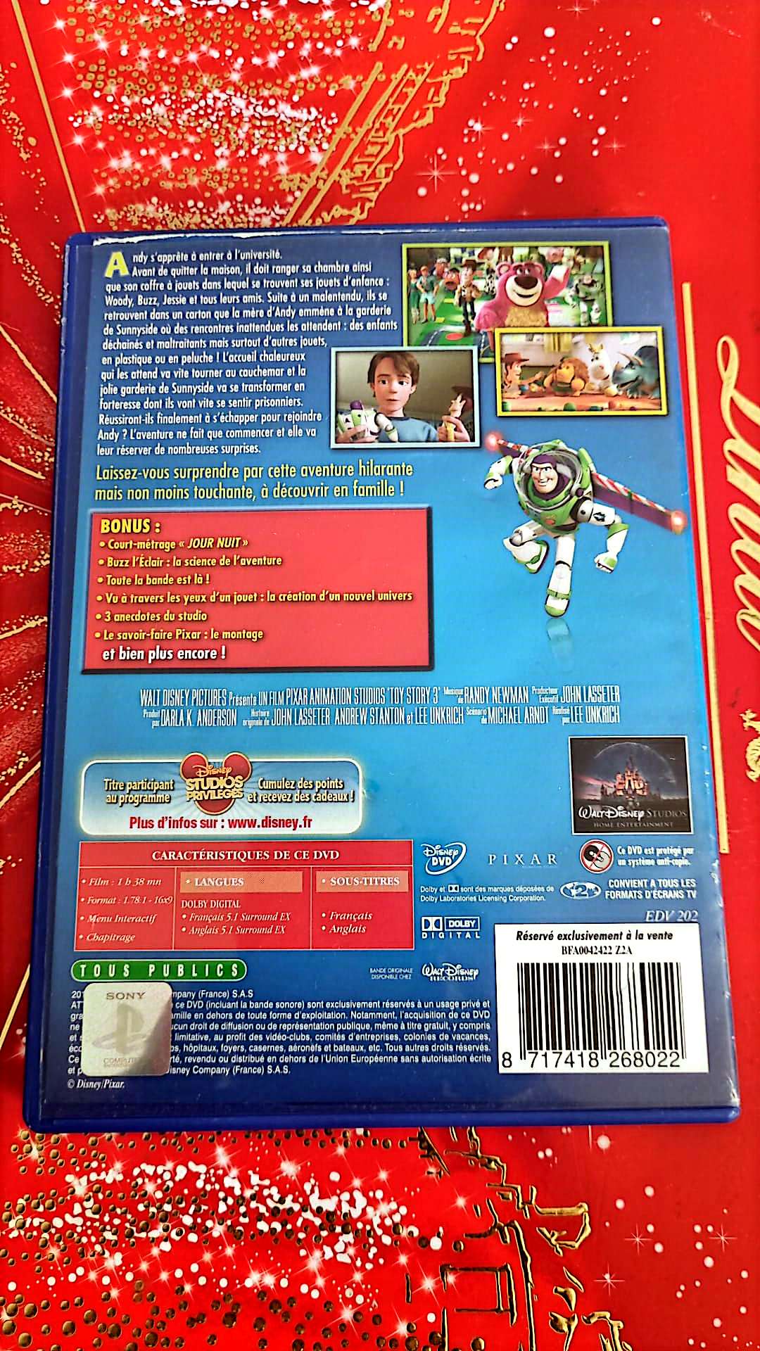 DVD TOY STORY 3