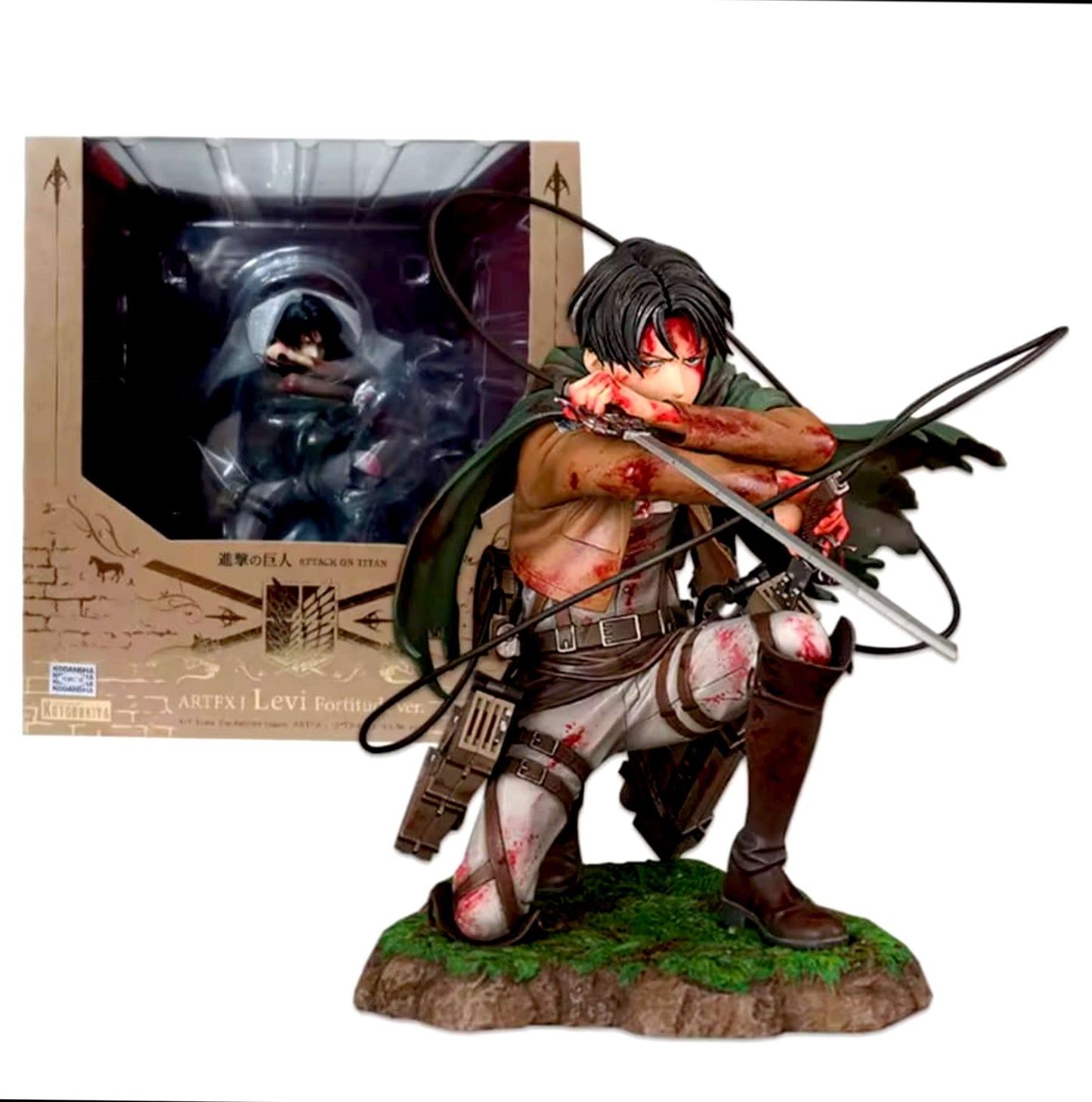 Figurine style anime – Levi Ackerman (PVC, sans boîte)