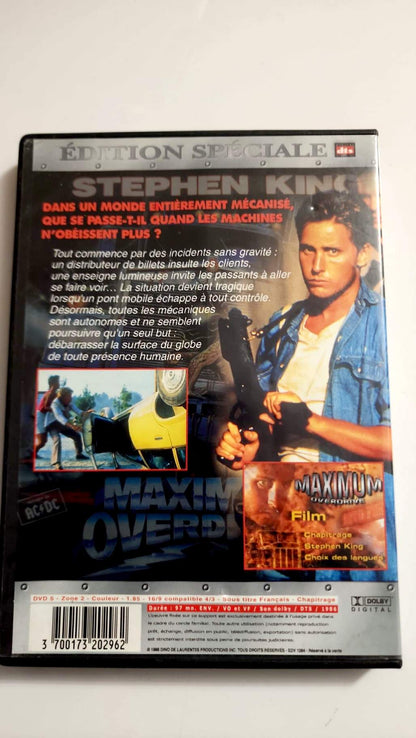 Maximum Overdrive – Édition spéciale DVD – Stephen King