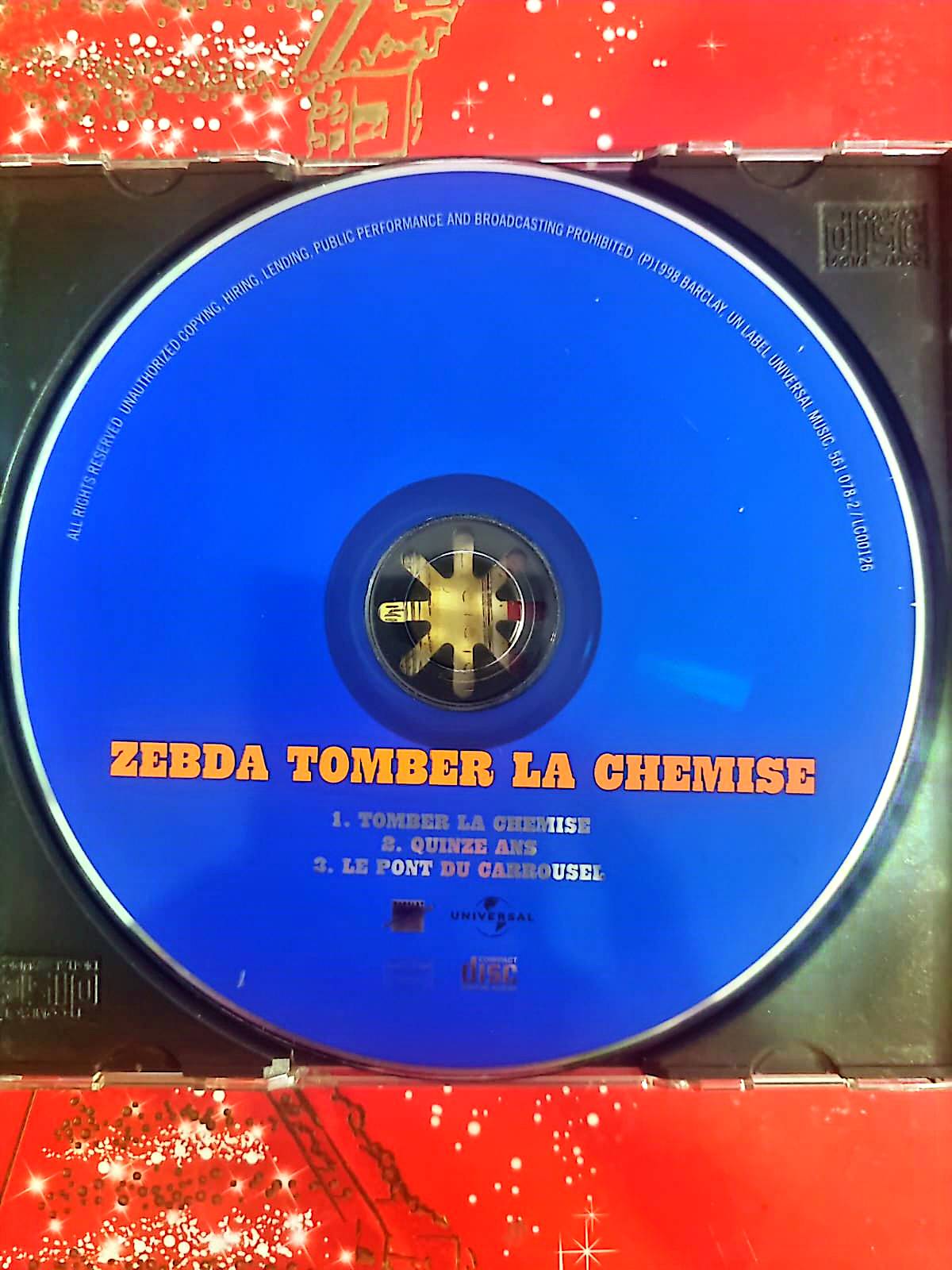 Cd seul Zebda – Tomber la Chemise – CD Single cd single