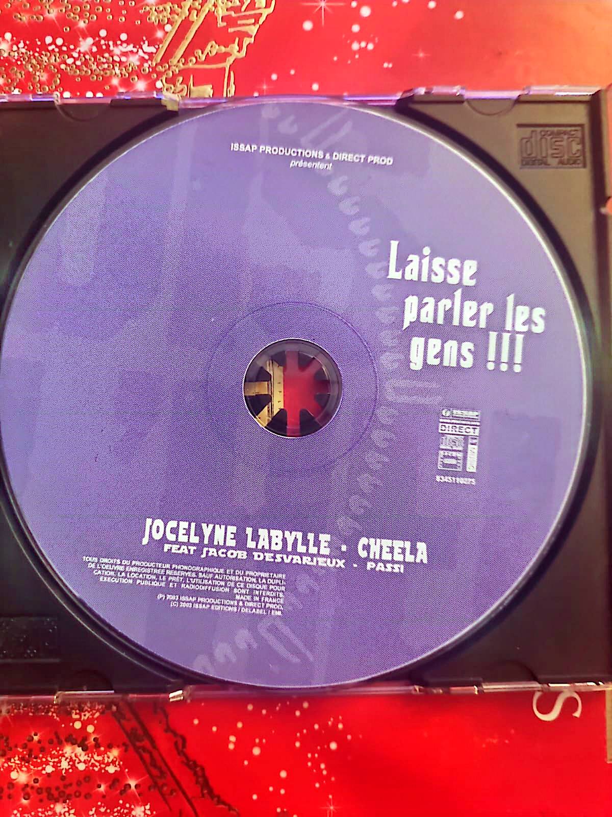 Jocelyne Labylle feat Jacob Desvarieux & Cheela – Laisse Parler Les Gens !!! – CD Single CD seul cd audio