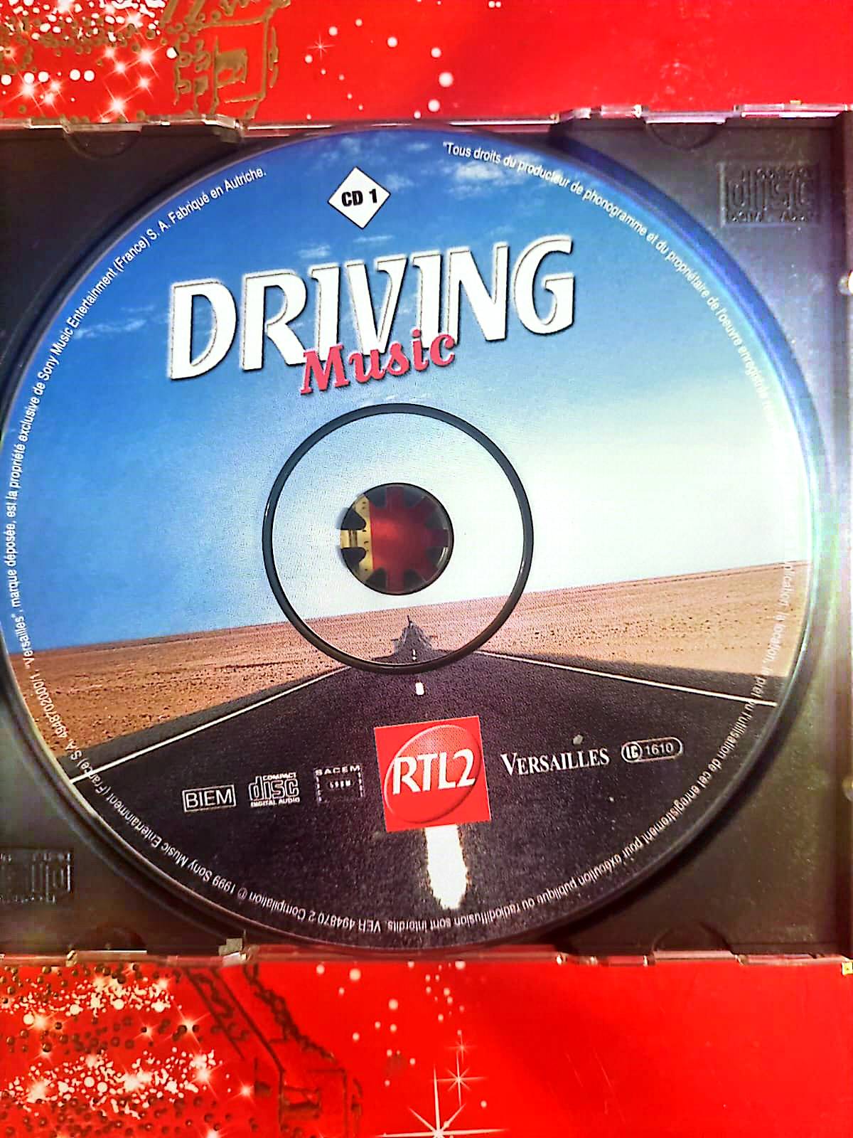 Driving Music – CD Compilation Route – RTL2 cd seul cd audio