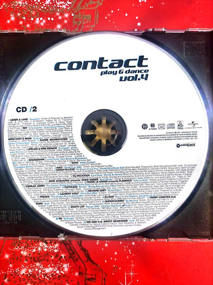 Contact – Play & Dance Vol. 4 – Double CD Compilation Dance 2 cd sans boîtier cd audio