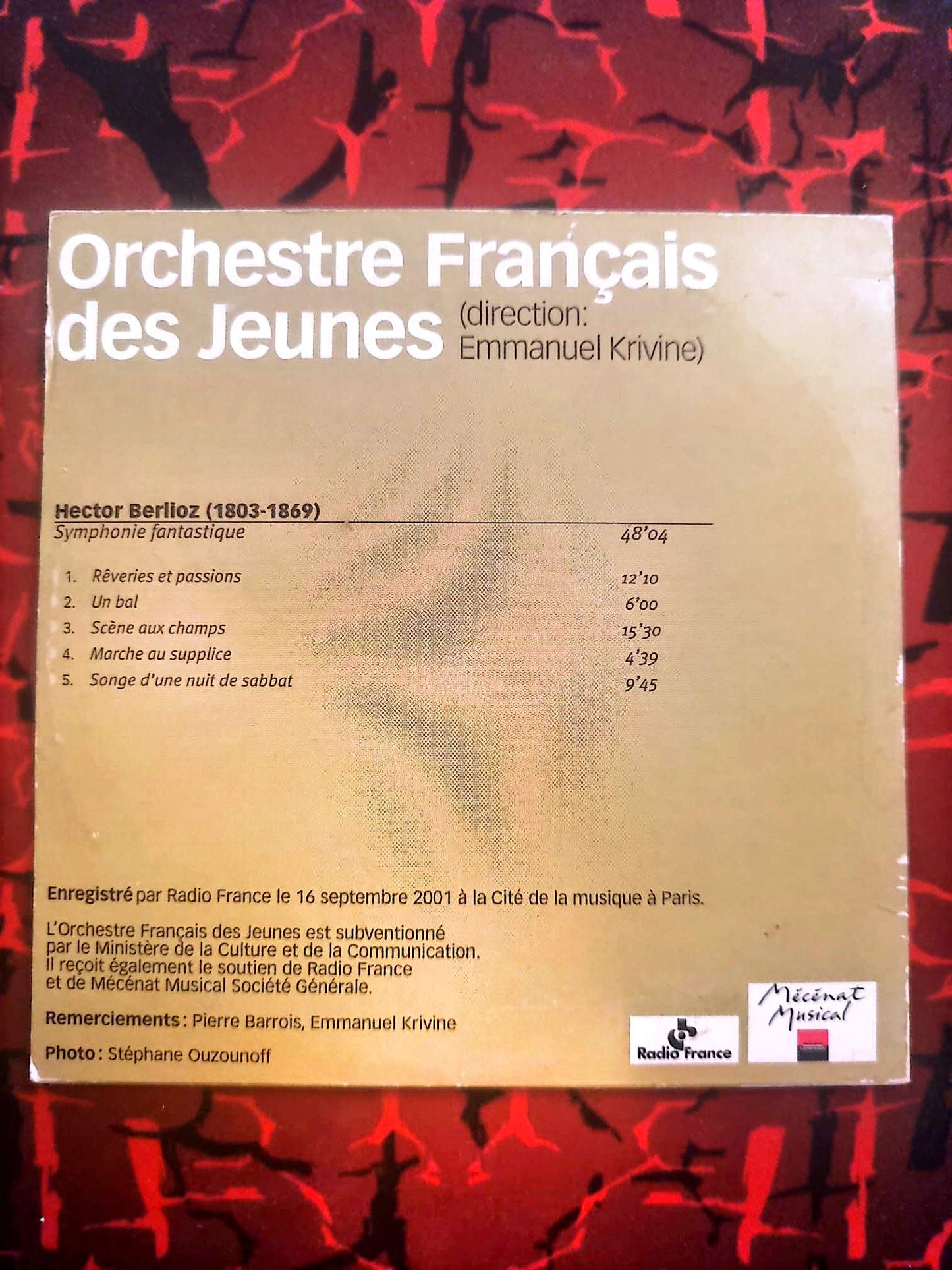 Orchestre Français des Jeunes – Berlioz : Symphonie Fantastique – CD Classique cd audio