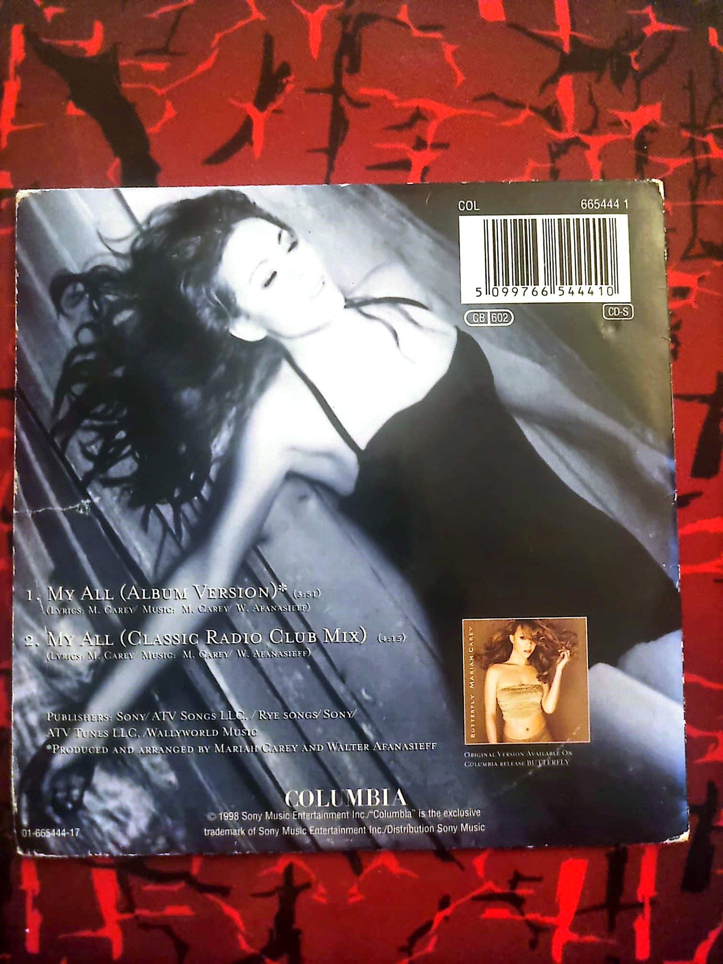 Mariah Carey – My All – CD Single cd audio