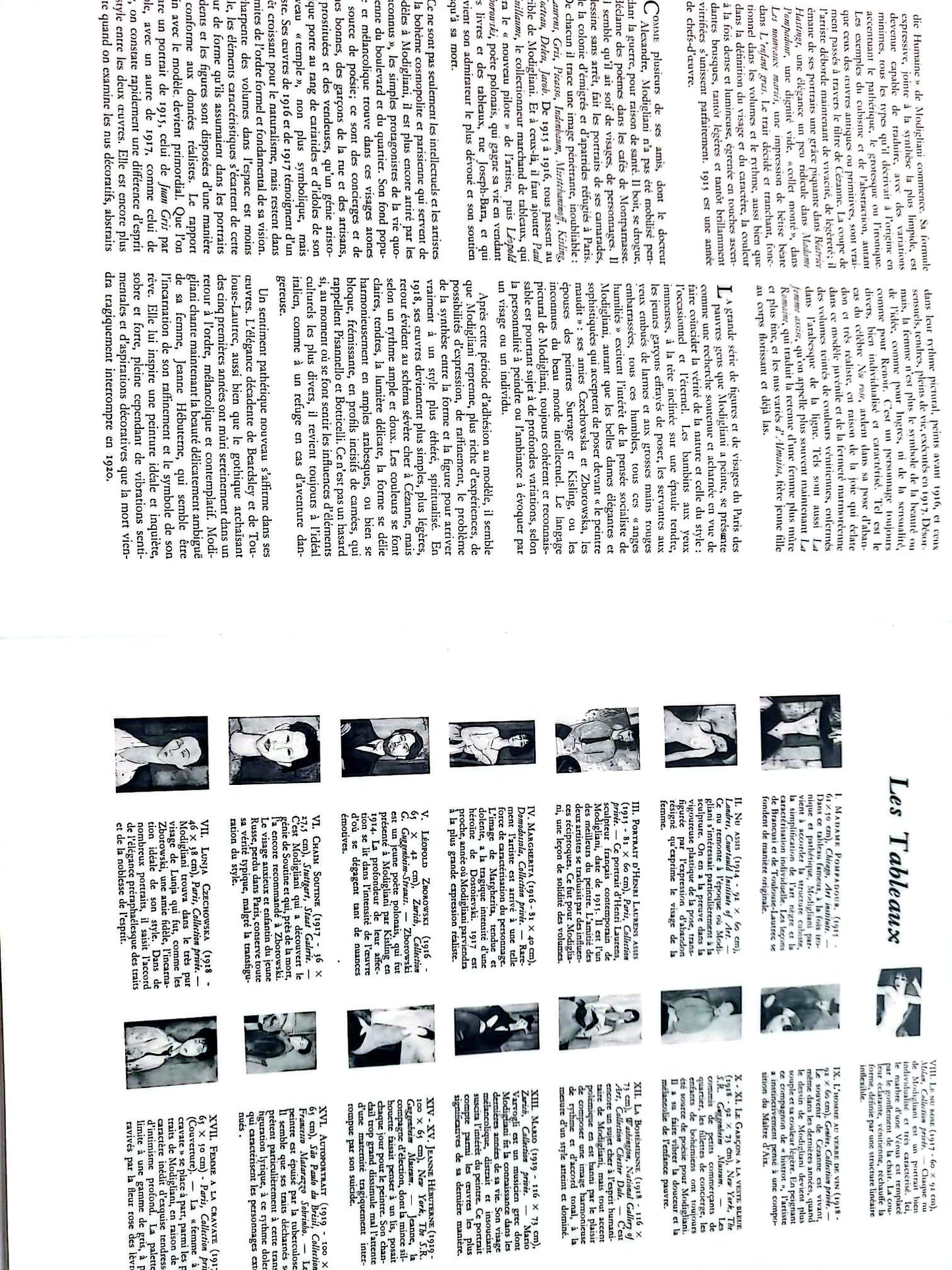 Modigliani – Chefs-d’œuvre de l’art – Grands peintres – Livre d’art illustré – 12 pages – Hachette
