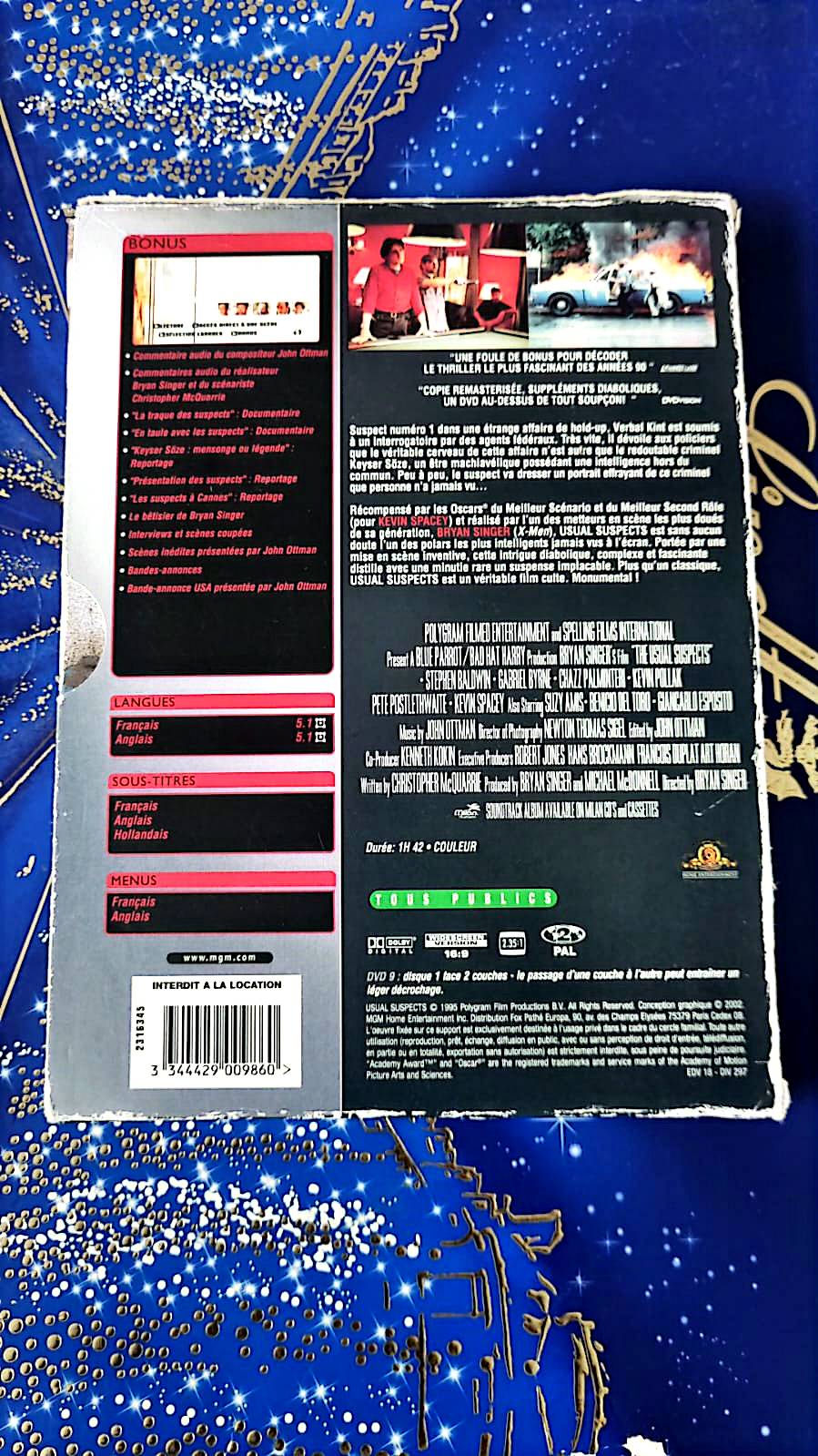 DVD : usual suspects en