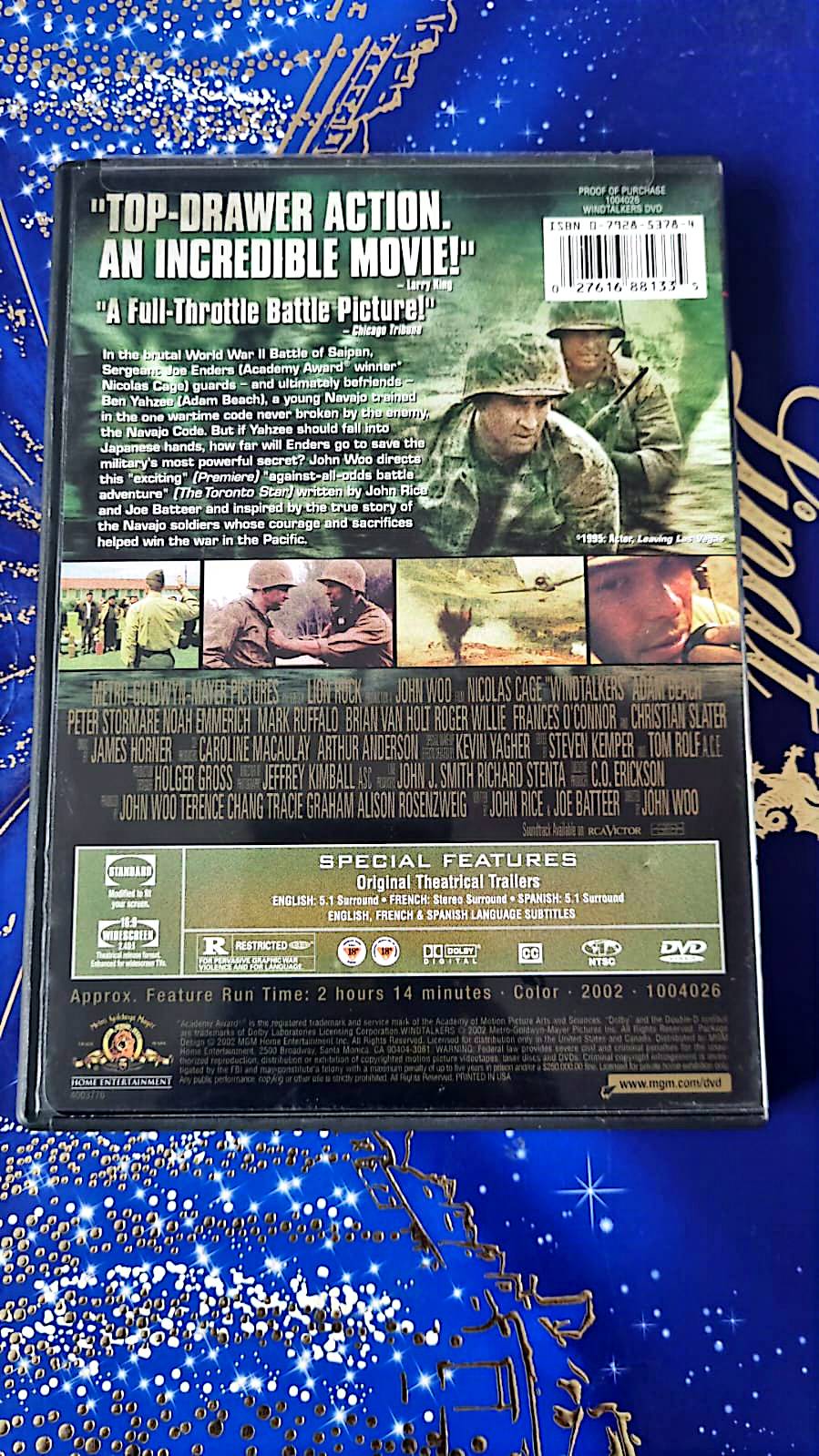 DVD : windtalkers nicolas cage full movie