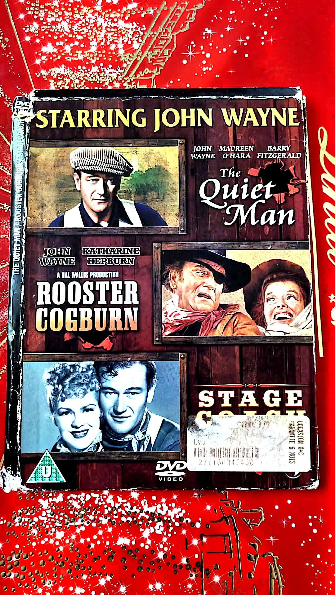 dvd starring john wayne the quiet man rooster cogburn