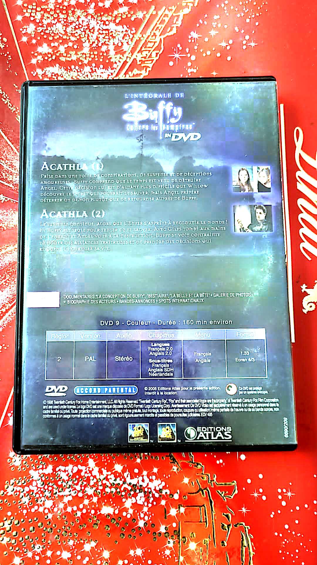 DVD Buffy contre les vampires saison 2 épisodes 21 et 22