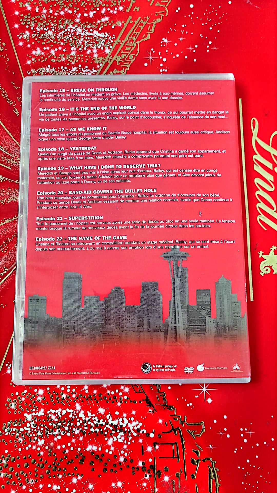 DVD : grey's anatomy Saison 2 épisode 15-16