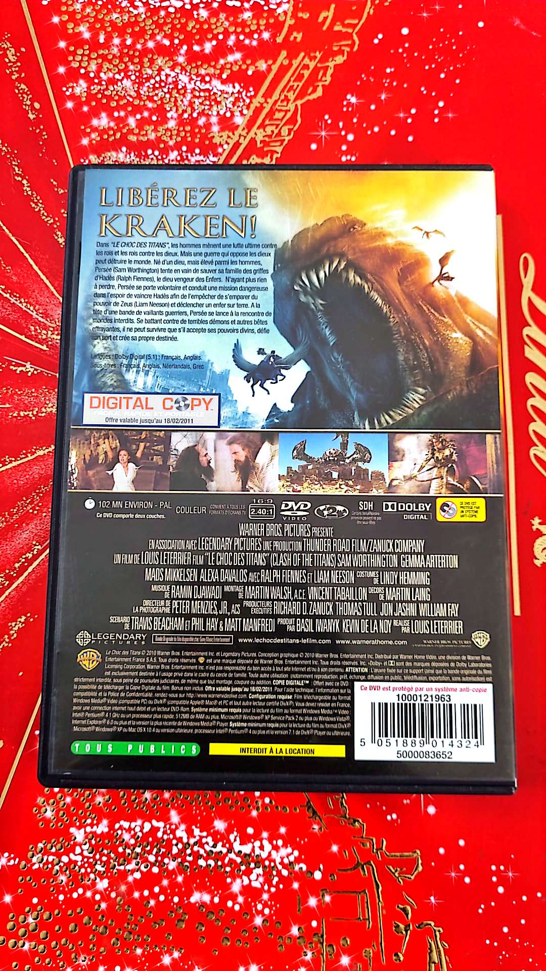 DVD : le choc des titans en