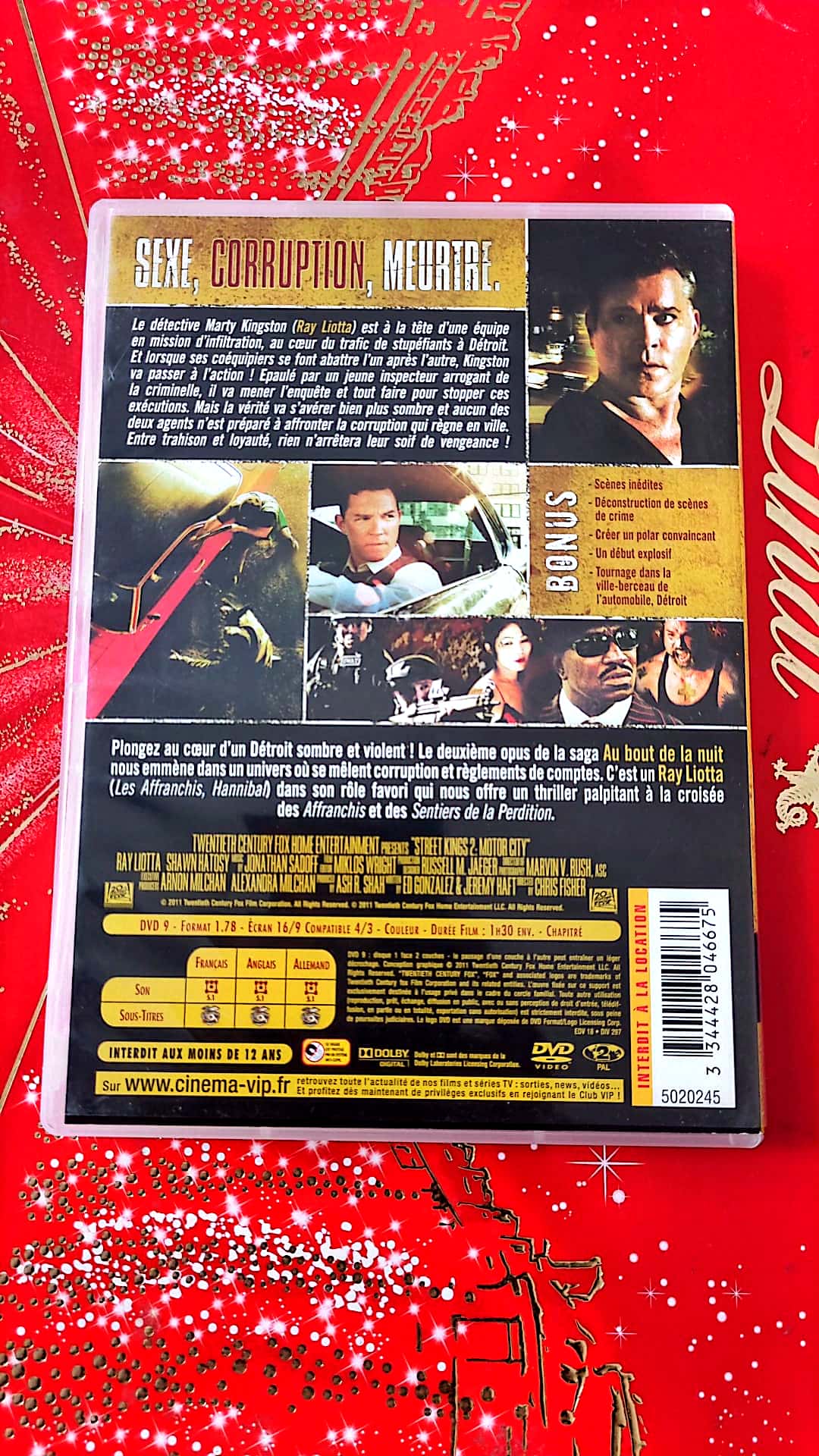 DVD ray liotta au bout de la nuit 2