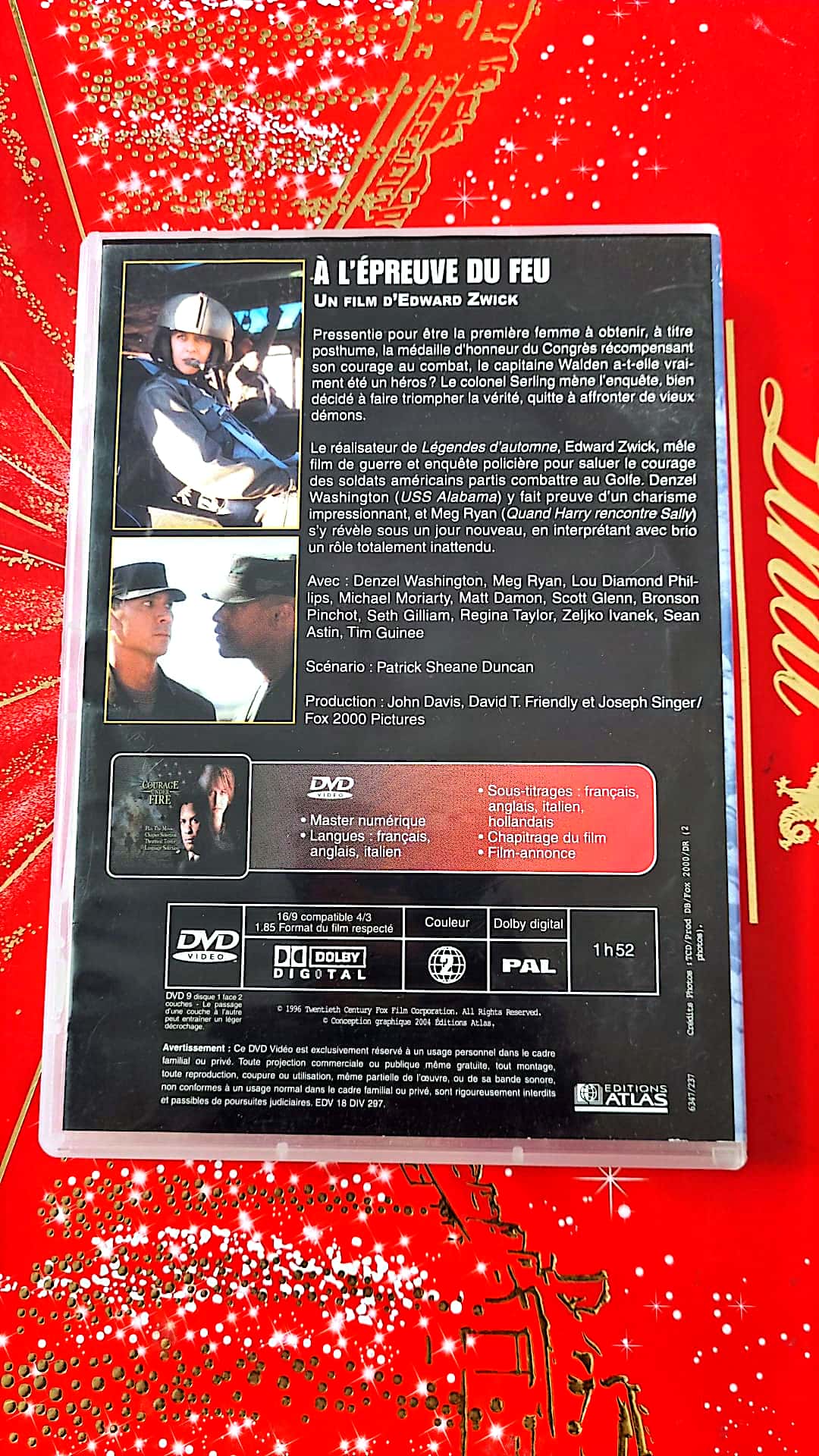 DVD Denzel Washington les plus grands film de guerre A l'épreuve du feu