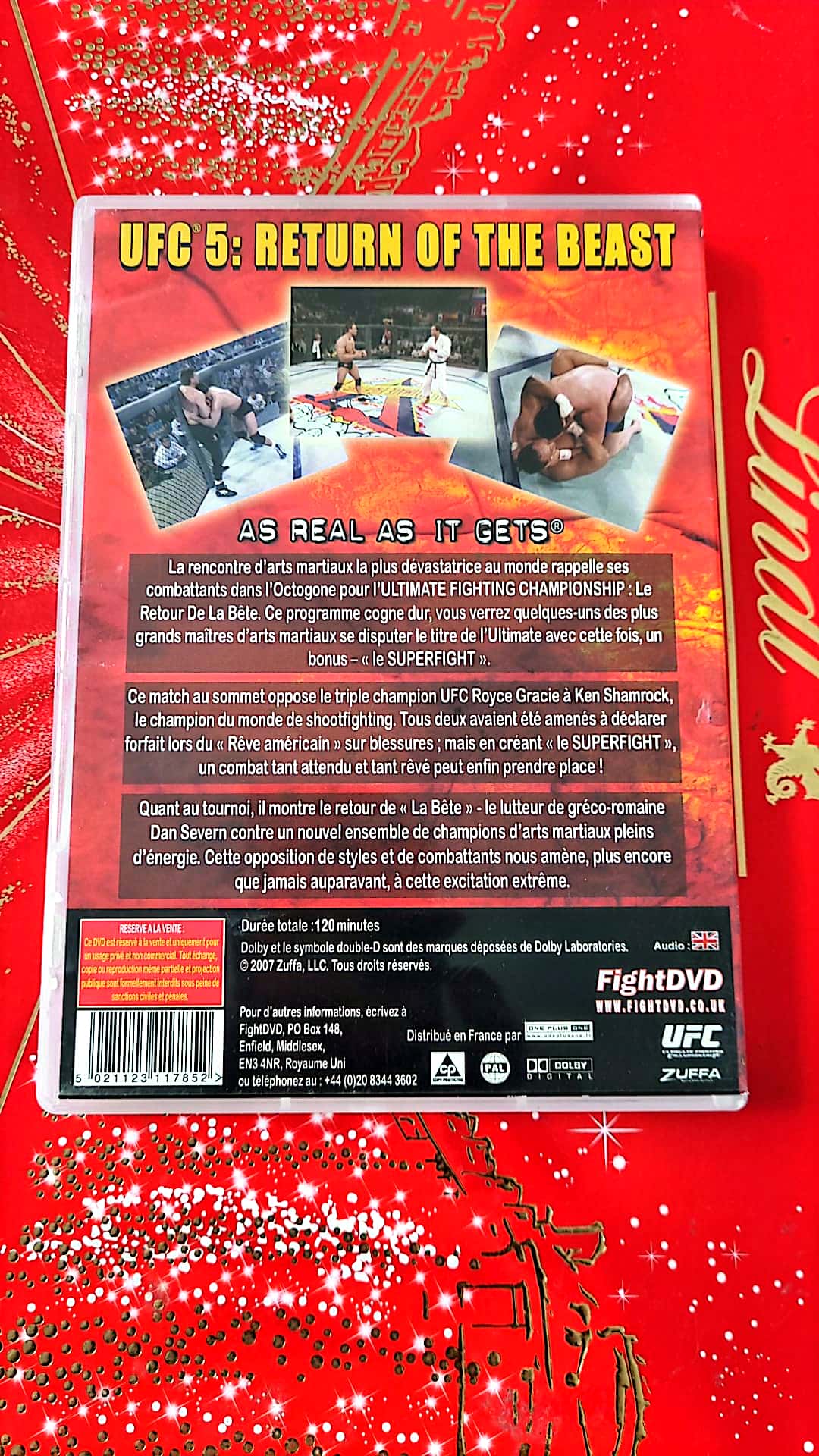 DVD ufc 5 return of the beast the Ultimate fighting championship