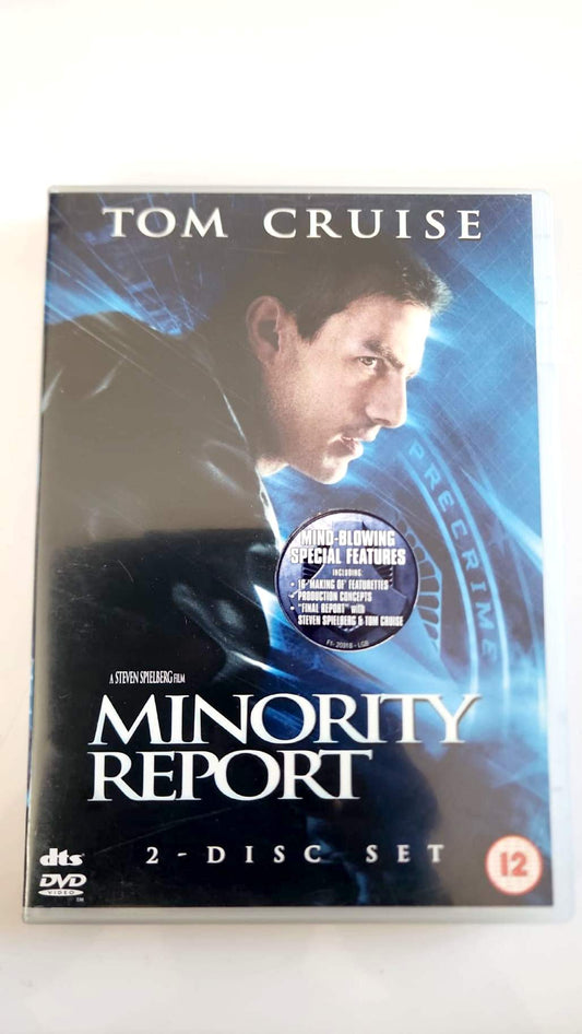 Jaquette avant du coffret 2 DVD Minority Report avec Tom Cruise