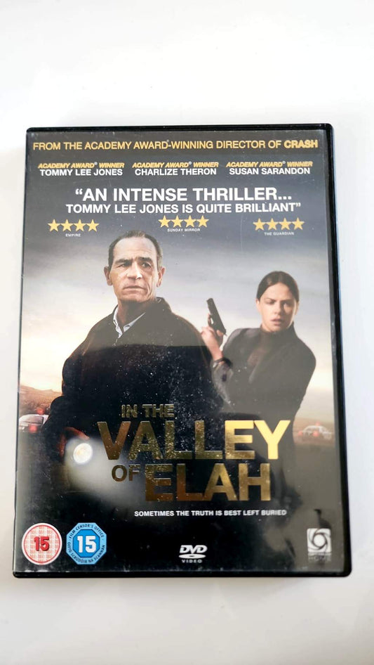 Jaquette avant du DVD In the Valley of Elah avec Tommy Lee Jones, Charlize Theron et Susan Sarandon