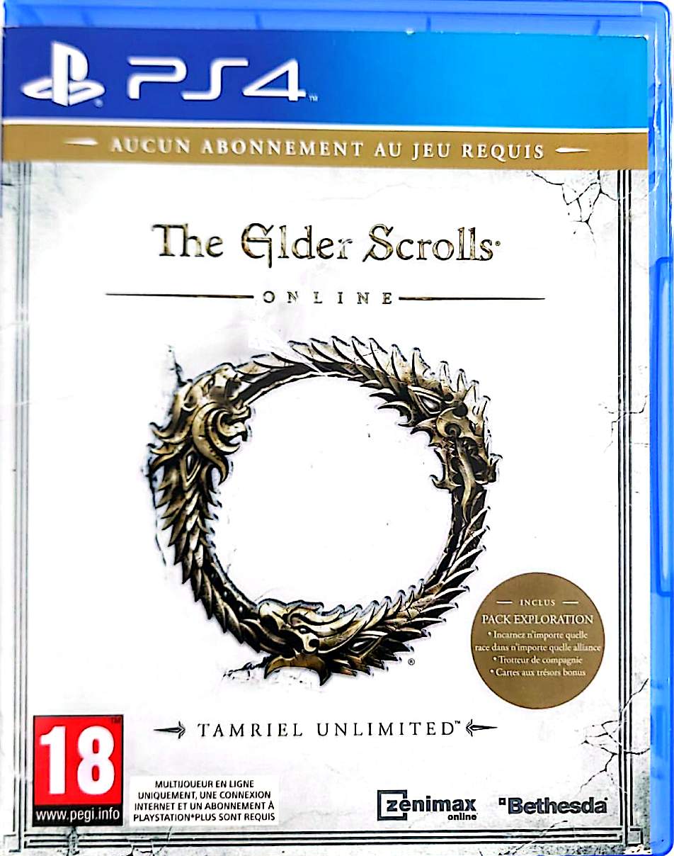 The Elder Scrolls Online Tamriel Unlimited – PS4 – Jeu vidéo RPG – Version française