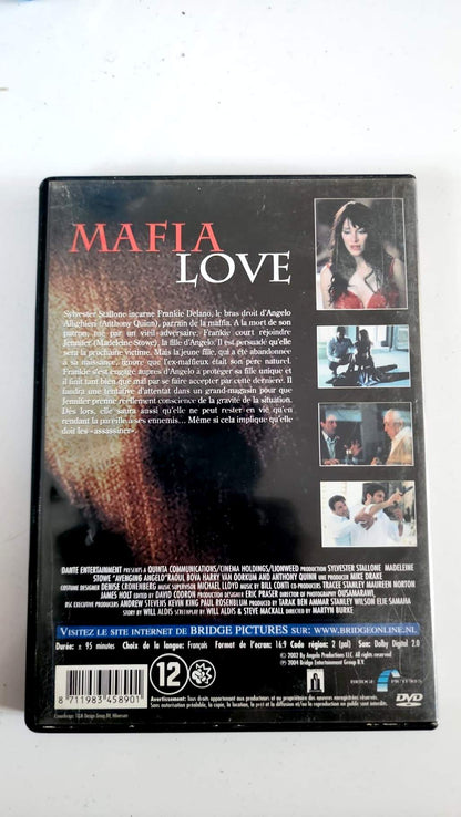 Mafia Love DVD avec Sylvester Stallone et Madeleine Stowe, jaquette avant