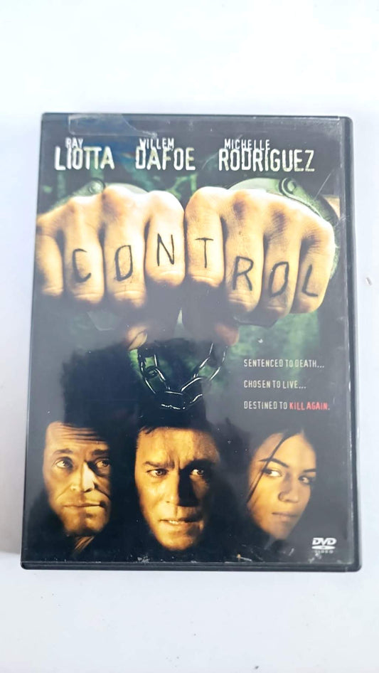 Jaquette avant du DVD Control avec Ray Liotta, Willem Dafoe et Michelle Rodriguez