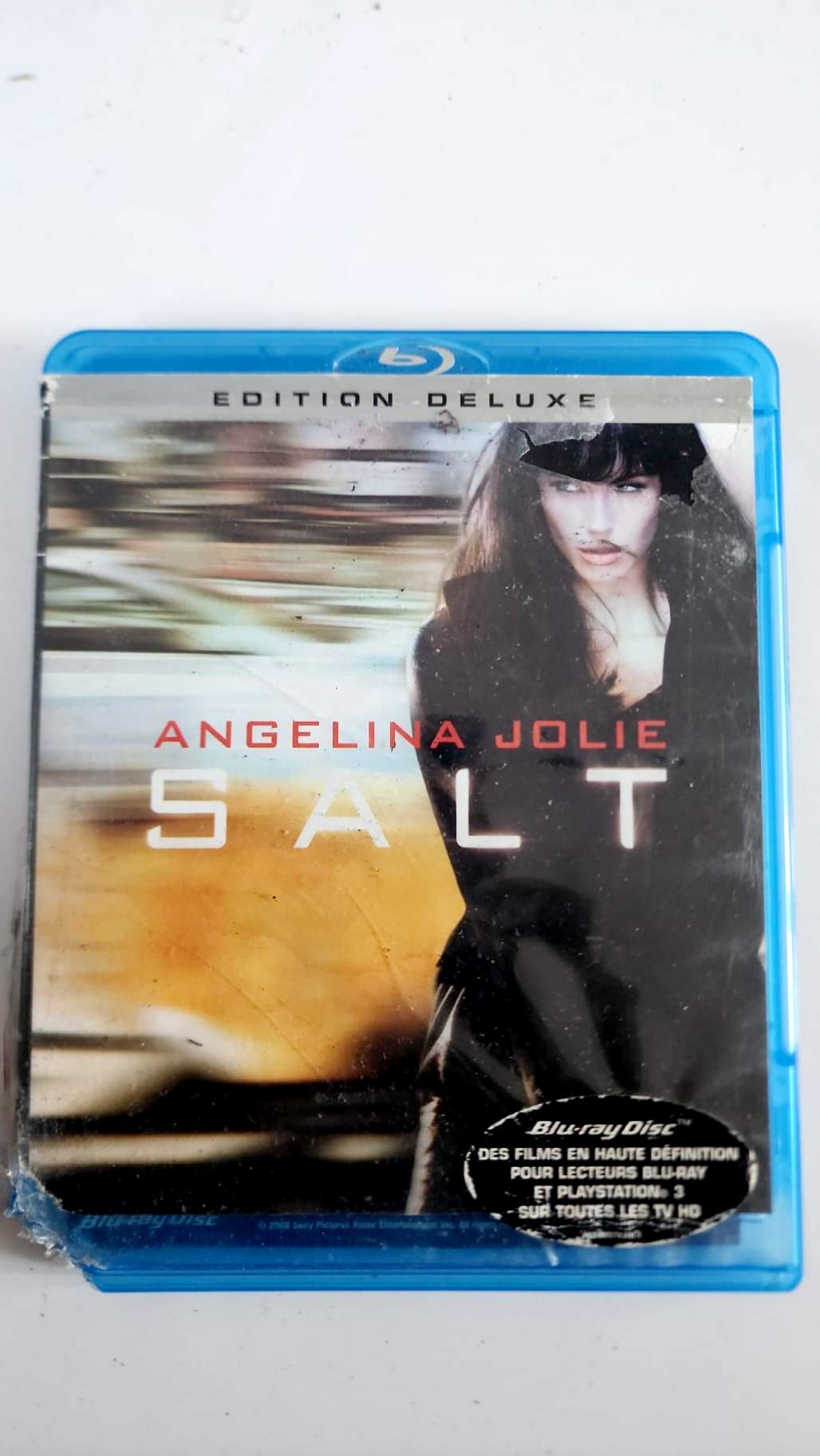 Salt Blu-ray édition Deluxe, jaquette arrière avec caractéristiques et bonus