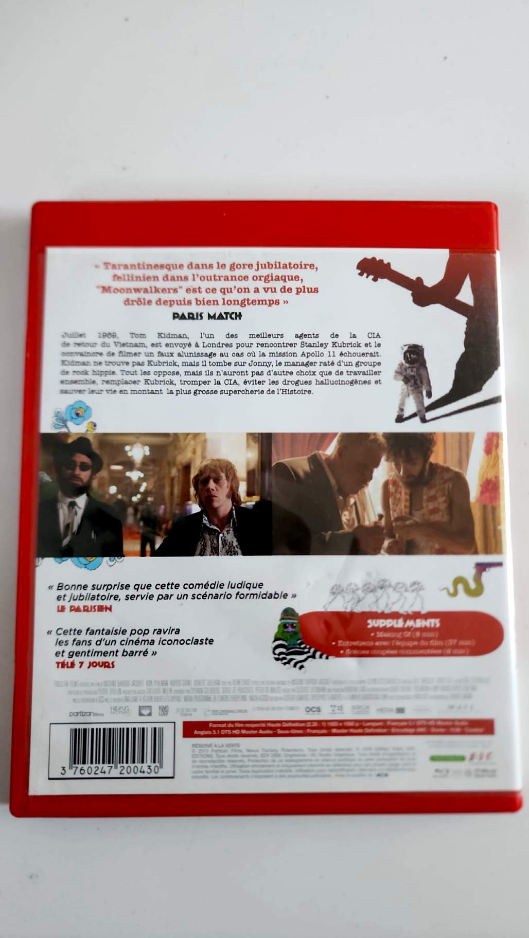 Moonwalkers – Blu-ray – Ron Perlman y Rupert Grint – Buen estado